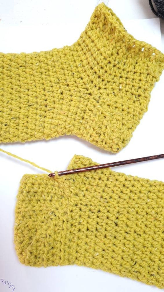 Easy Crochet Sock Pattern: Duvet Days Design (PDF Pattern)