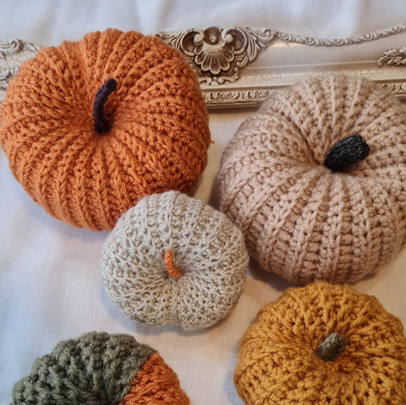 Easy Crochet Pumpkin Pattern, Festival Style (PDF)
