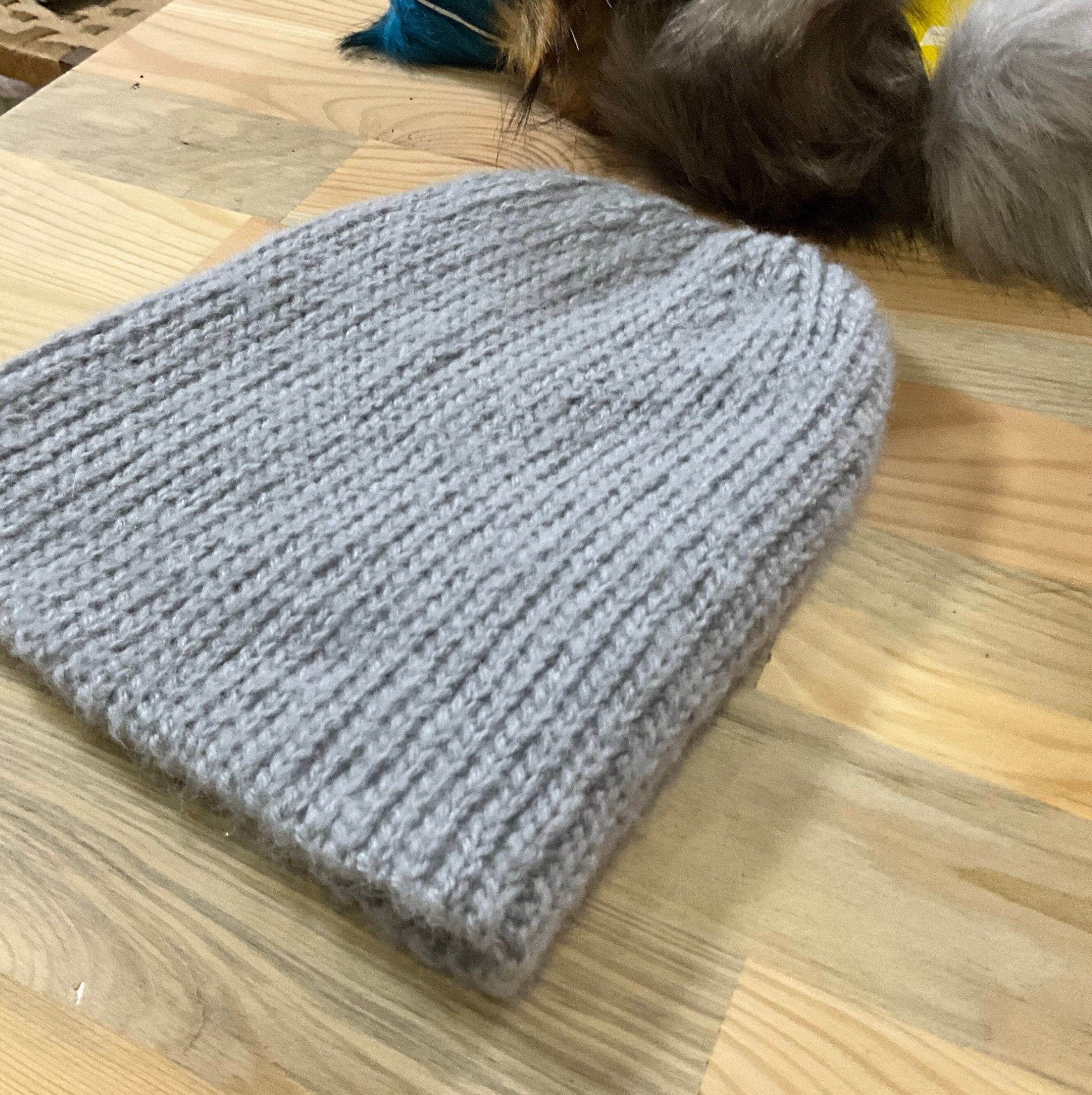 Easy Crochet Beanie Pattern: Knit Look, Beginner Friendly (PDF Pattern)