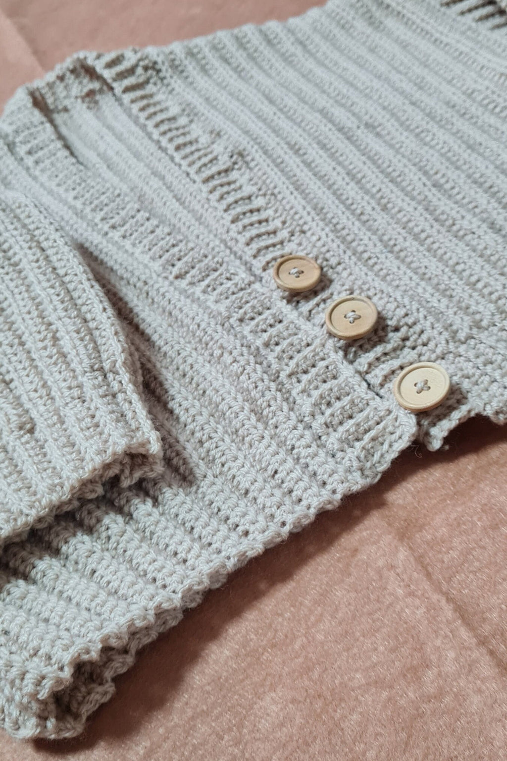 Ripped Crochet Cardigan Pattern: Knit Look Crop Jacket (PDF Pattern)