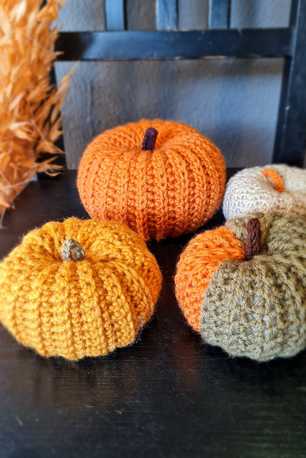 Easy Crochet Pumpkin Pattern, Festival Style (PDF)