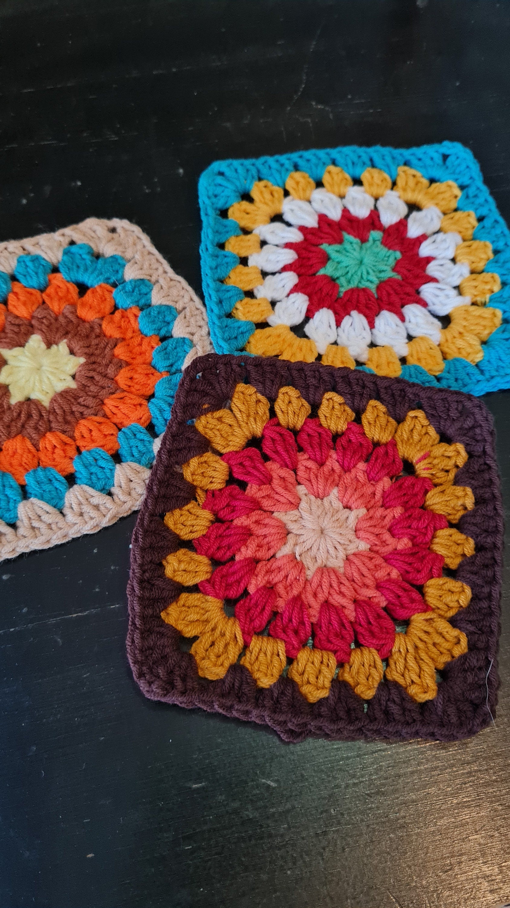 Granny Square Crochet Pattern: Five Modern Motifs (PDF Download)