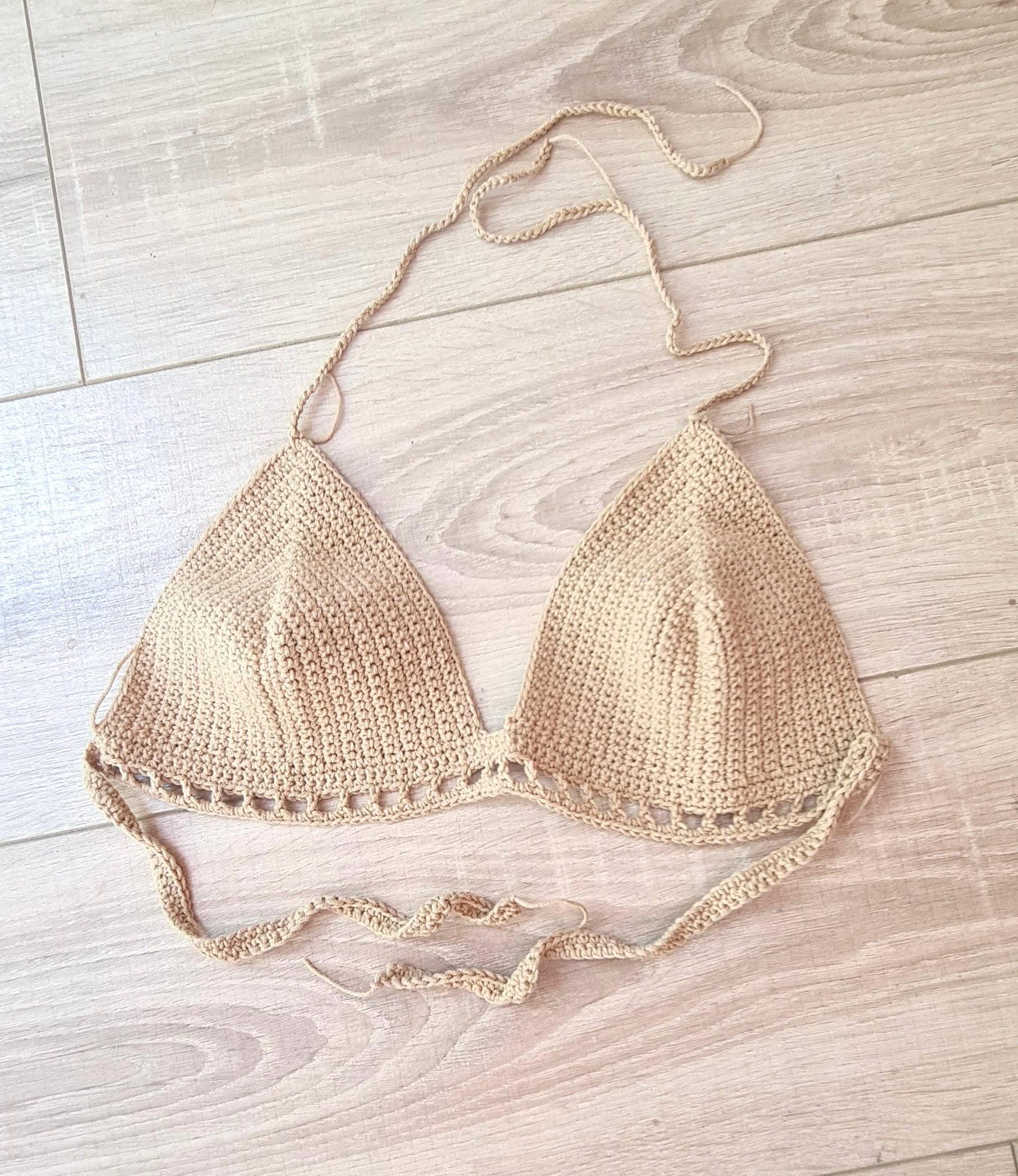 Crochet Bikini Pattern, Easy Bikini, Summer Party Top, Beach Bralette, Backless Top, Modern Written Crochet Pattern, Basic Top Bra, Festival