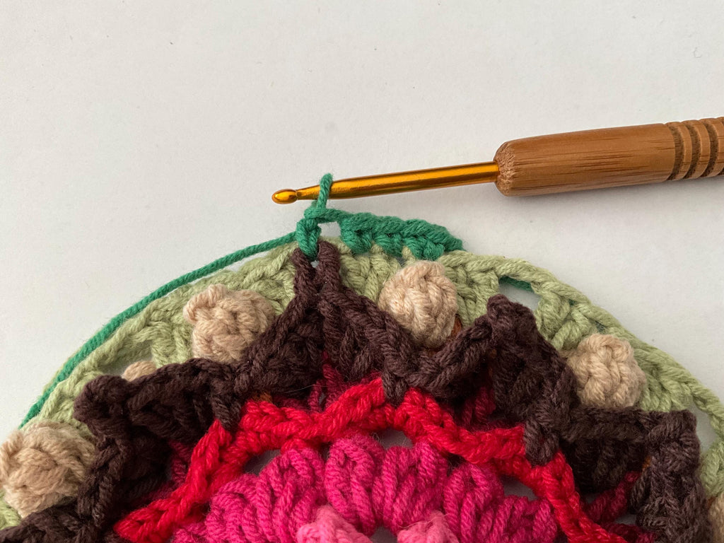 Mandala Bloom Granny Square Crochet Pattern: Boho Mosaic Motif (PDF Pattern)