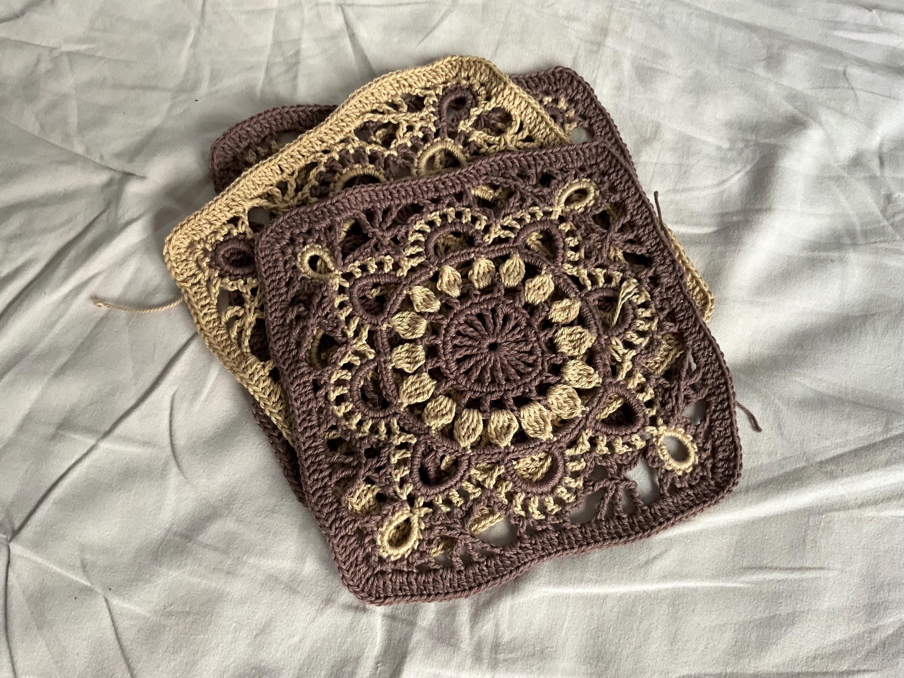 The Turkish Granny Squares Pattern, Easy Crochet Motif Tutorial, Boho Festival Summer Top, Blanket Crochet Square, Garment and Accessories