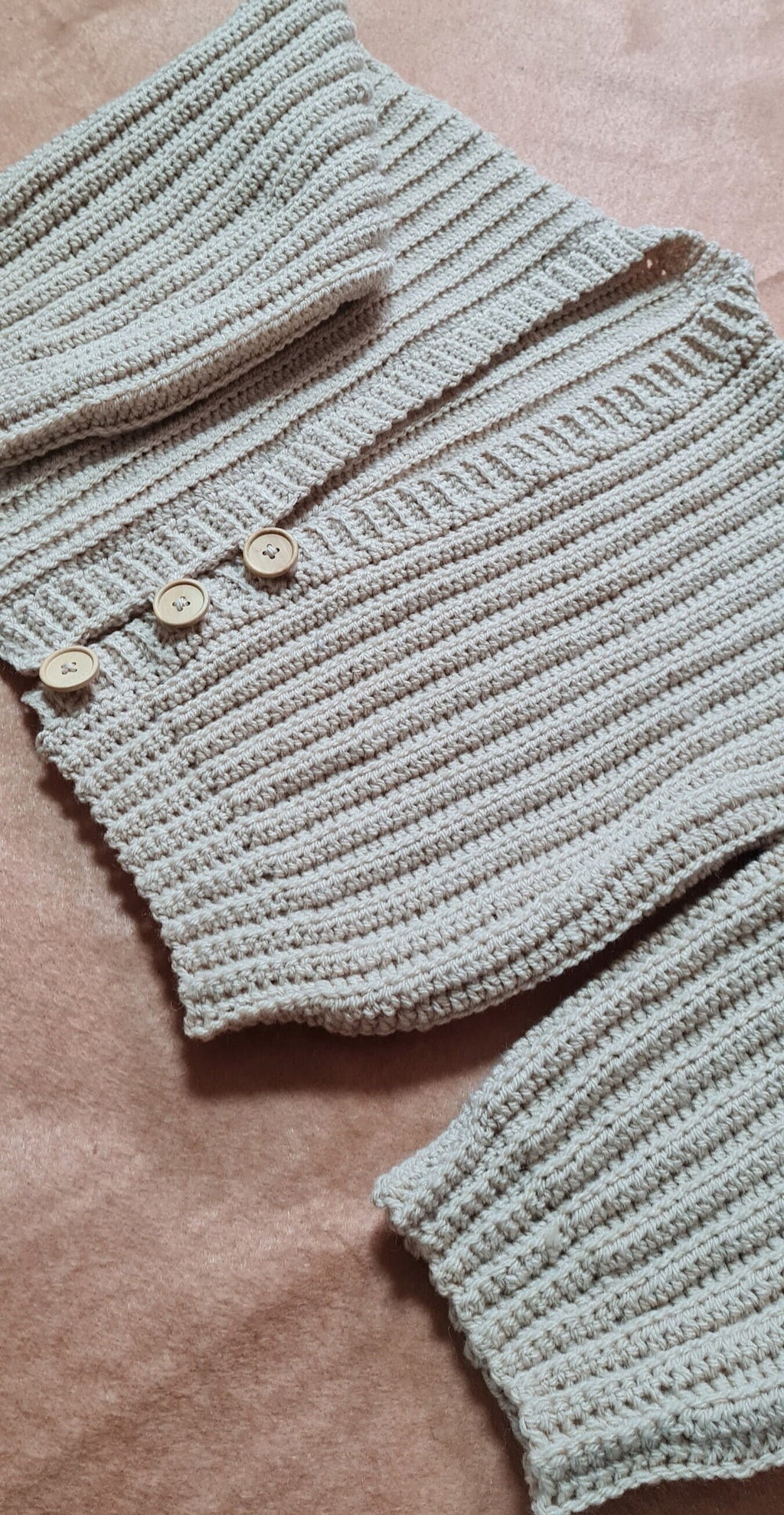 Ripped Crochet Cardigan Pattern: Knit Look Crop Jacket (PDF Pattern)