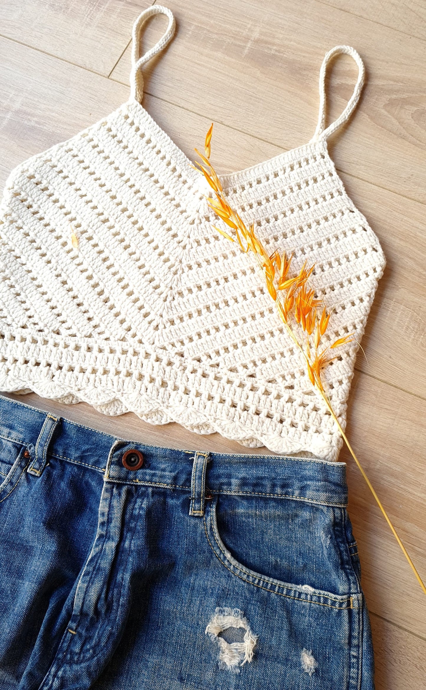 Crochet Easy Tank Top Pattern PDF File with Crochet Planner Gift, Summer Top Pattern; Modern Written Crochet Pattern, Dia Crochet Top