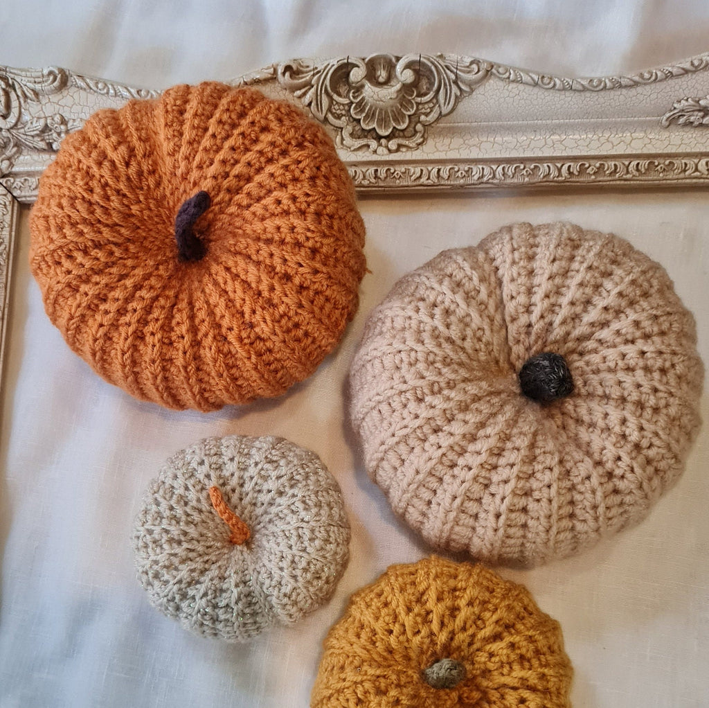 Easy Crochet Pumpkin Pattern, Festival Style (PDF)
