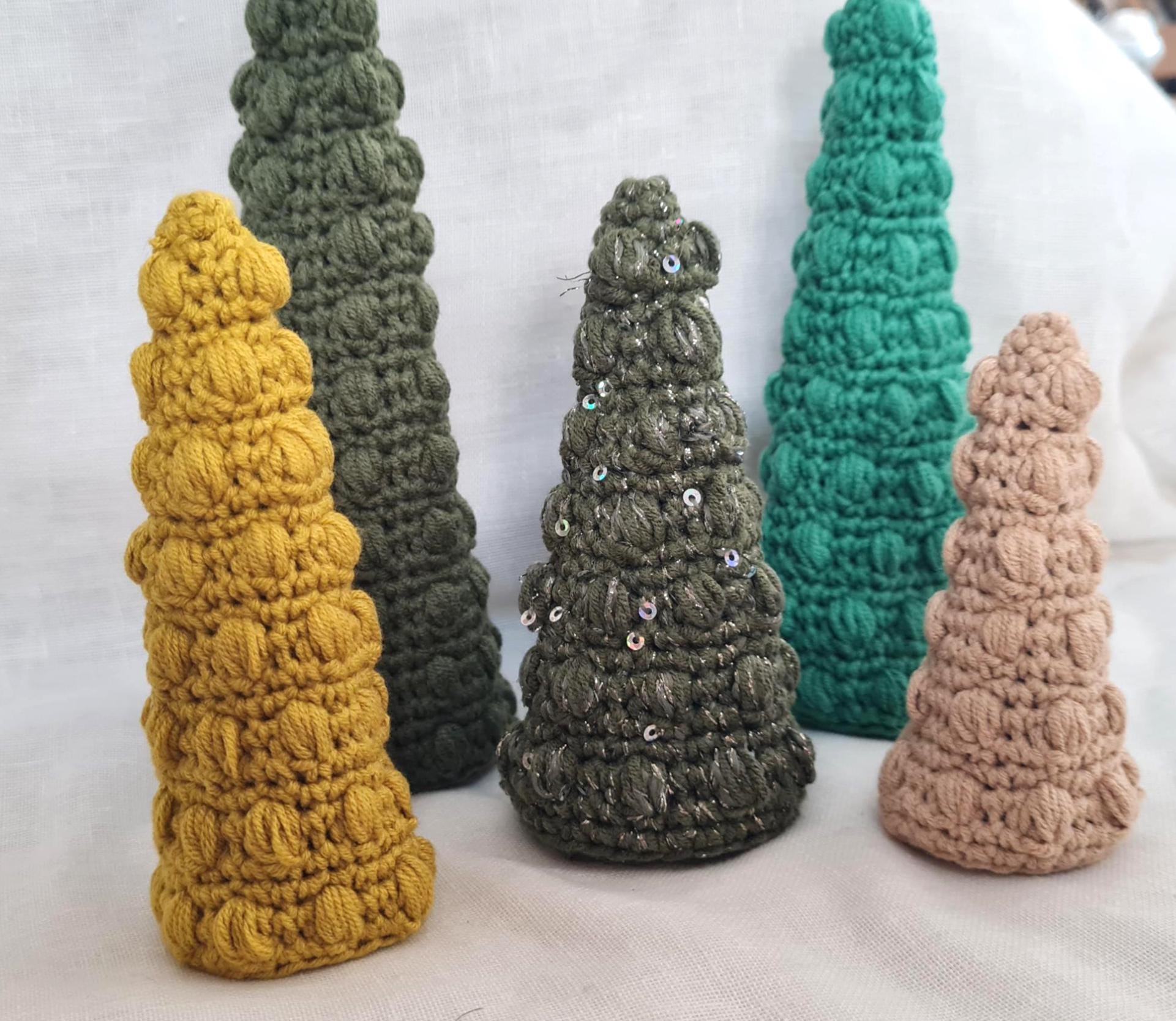 Bobble Christmas Tree Crochet Pattern: 3-Sizes Festive Decor (PDF Pattern)