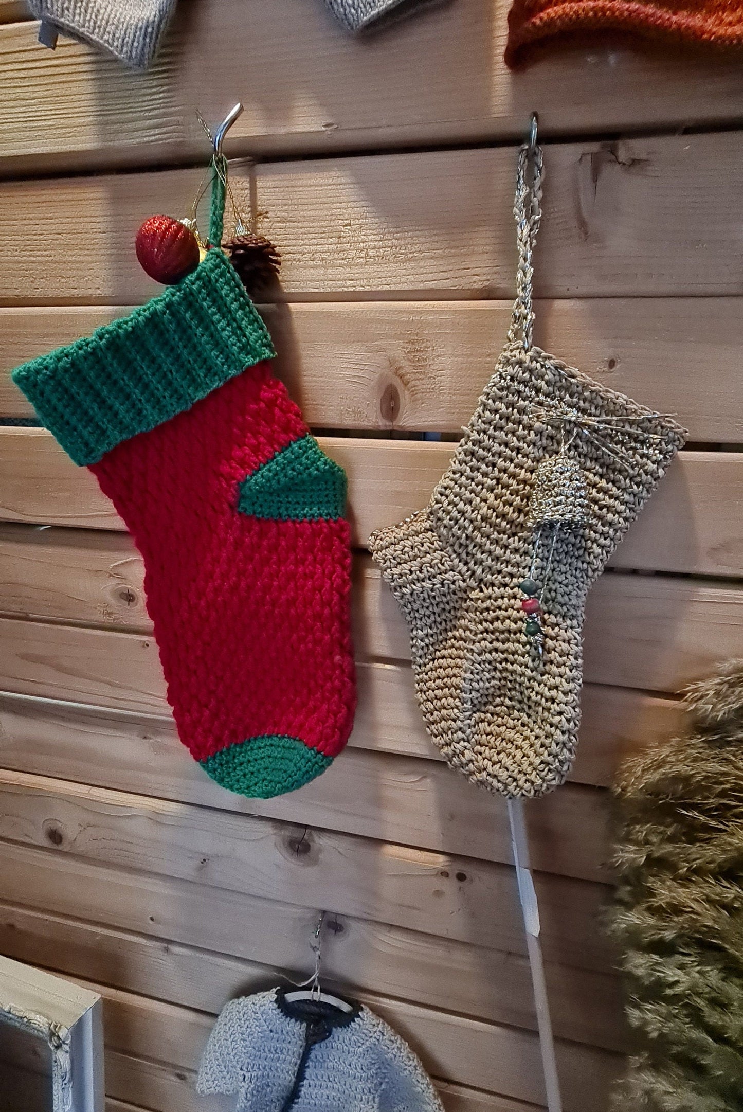 Oversized Christmas Stocking Crochet Pattern: Easy Holiday Decor (PDF Download)