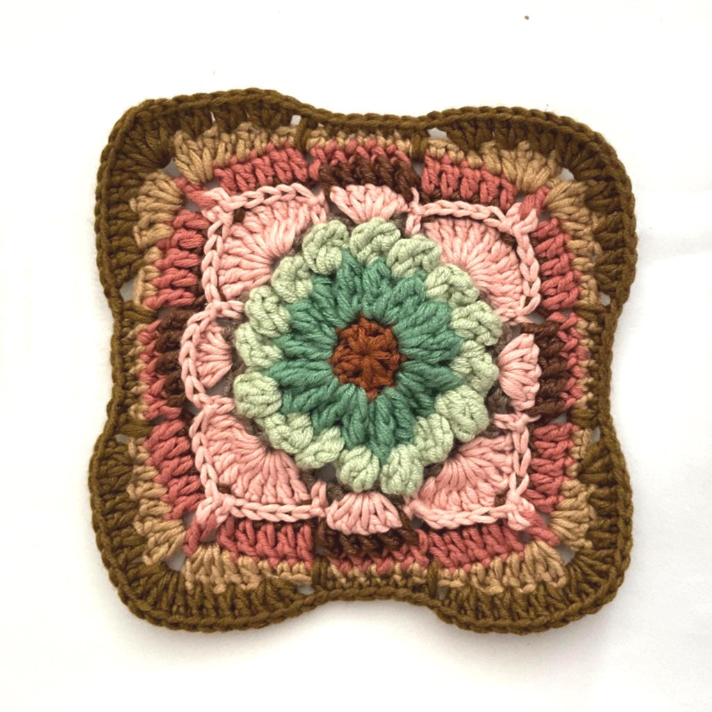 The Turkish Granny Squares Pattern, Easy Crochet Motif Tutorial, Boho Mandala Motif, Blanket Crochet Square PDF, Garment and Accessories