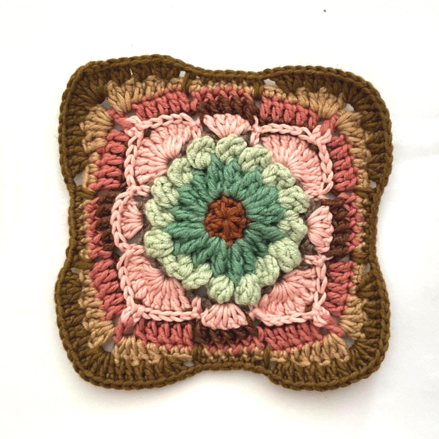 The Turkish Granny Squares Pattern, Easy Crochet Motif Tutorial, Boho Mandala Motif, Blanket Crochet Square PDF, Garment and Accessories