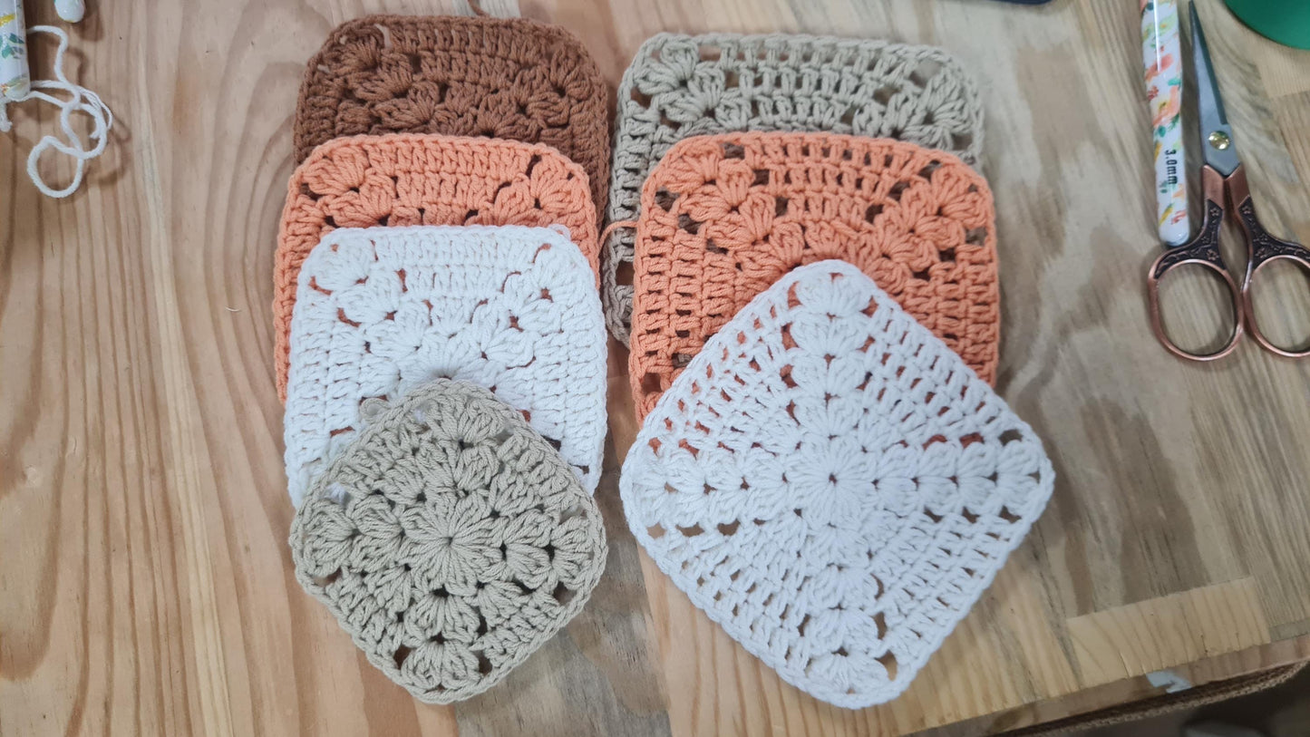 Easy Crochet Granny Square Pattern: Beginner Motif (PDF Pattern)