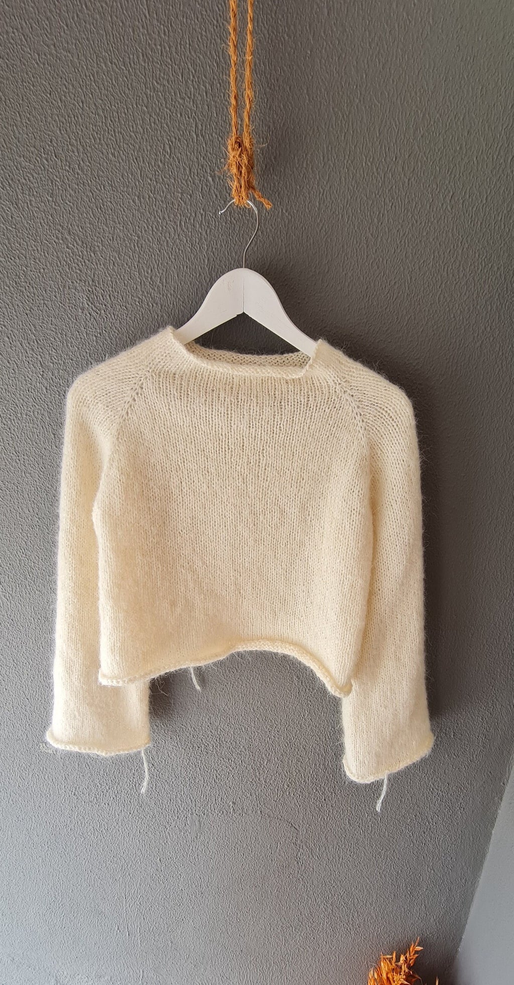 Janu Mohair Sweater Knit Pattern: Beginner Yoke Pullover (PDF Pattern)