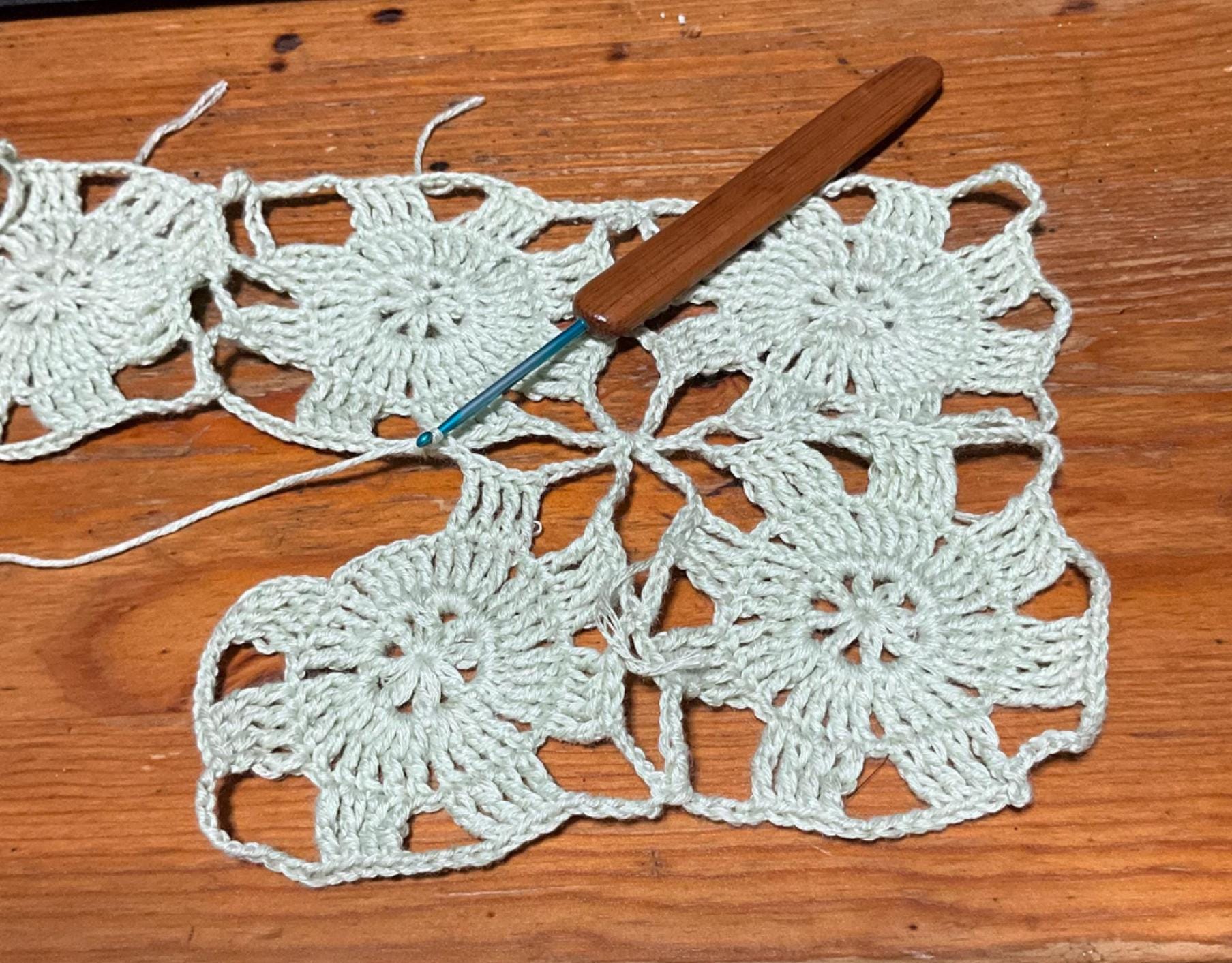 Crochet Flower Cardigan Pattern (PDF): Modern Granny Square Top