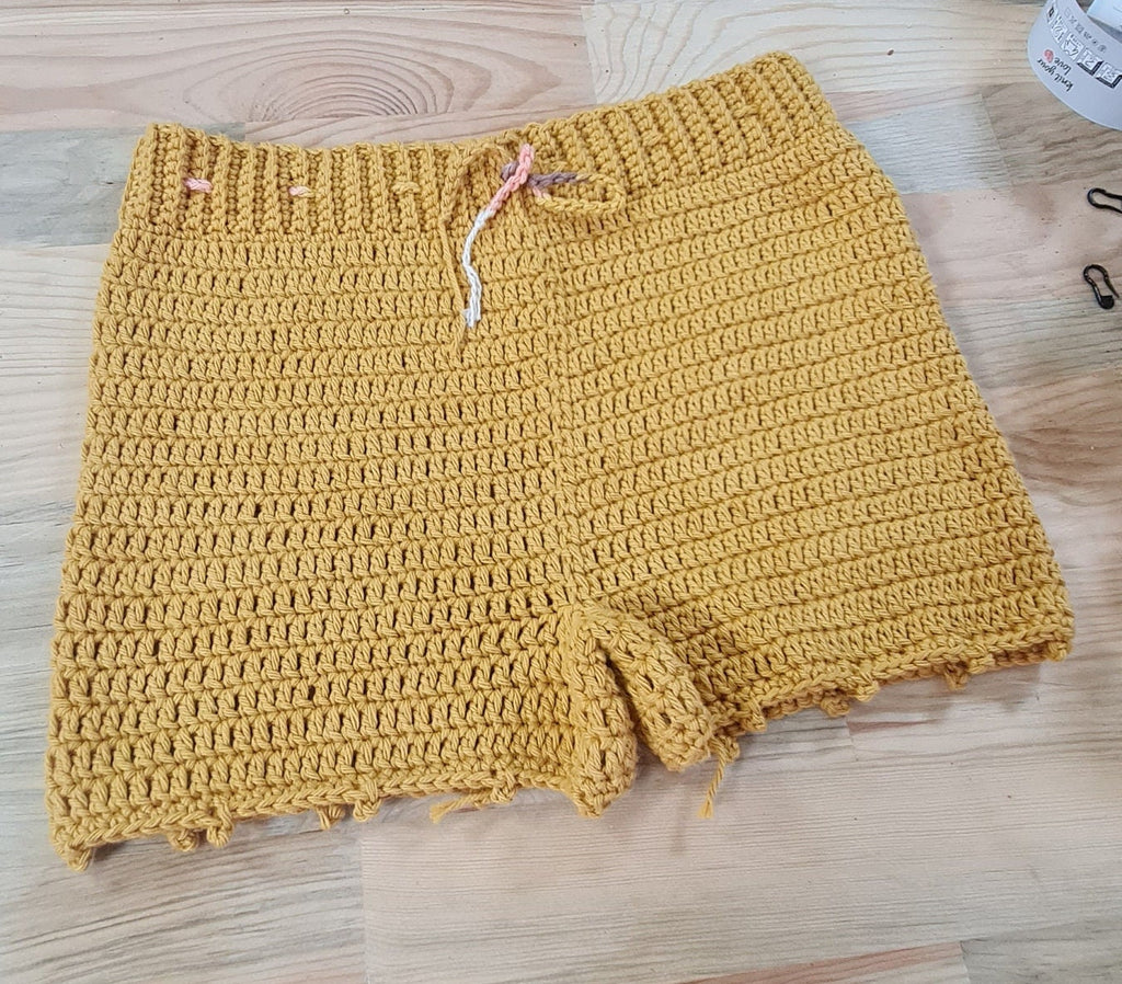 High Waist Crochet Shorts Pattern: Beginner Friendly (PDF Pattern)