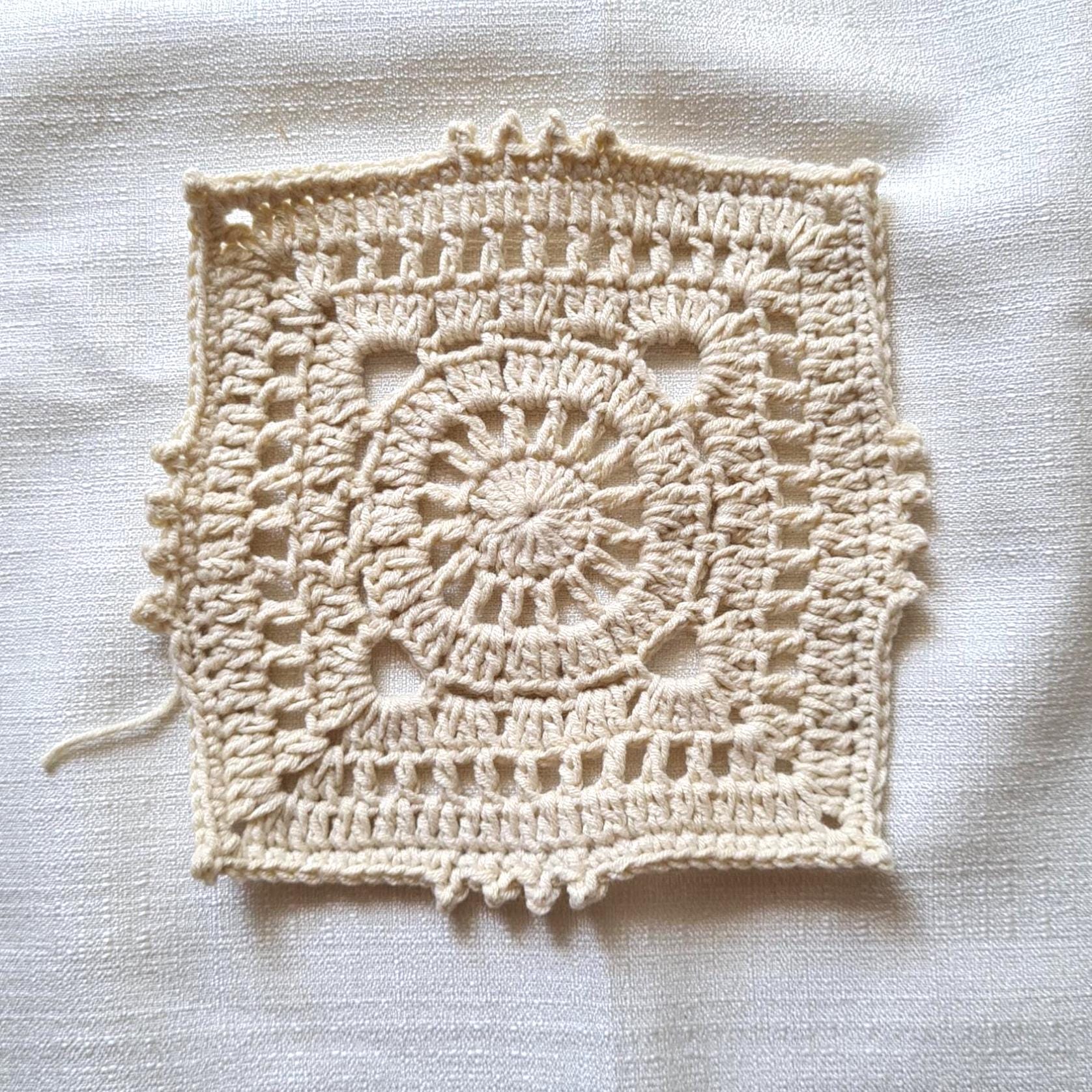 Crochet Square Motif Pattern: 11 Unique Granny Squares (PDF Download)