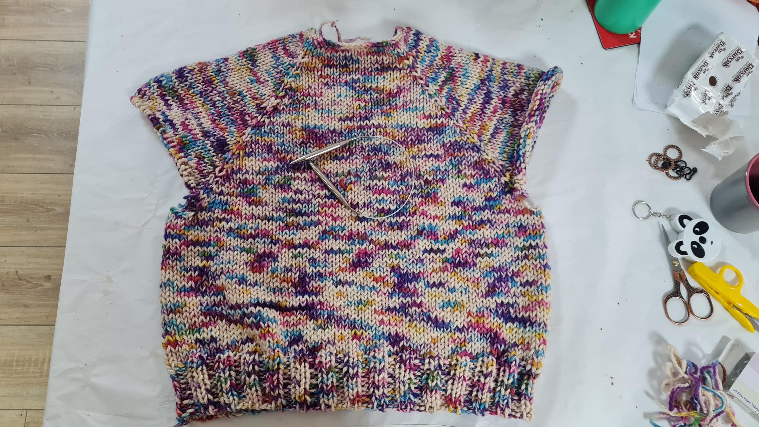 Chunky Knit Sweater Pattern: Seamless Oversize Jumper (PDF Download)