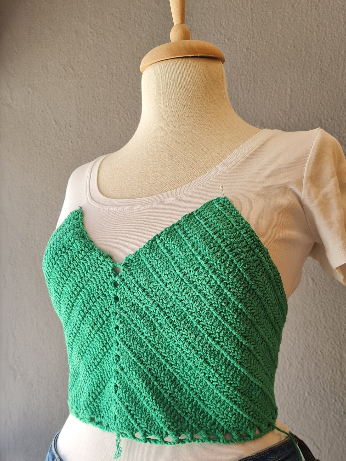 Easy Crochet Tank Top Pattern: Modern Bra Top (Digital Download)