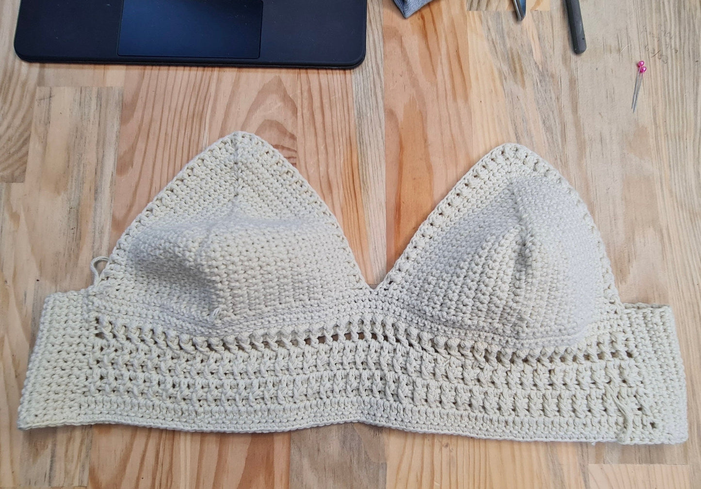 Basic Crochet Bikini Pattern, Easy Modern Written, Summer Top, Beachwear, Beginner Crochet,  Trendy Cute Bikini, Simply Stunning Bralette