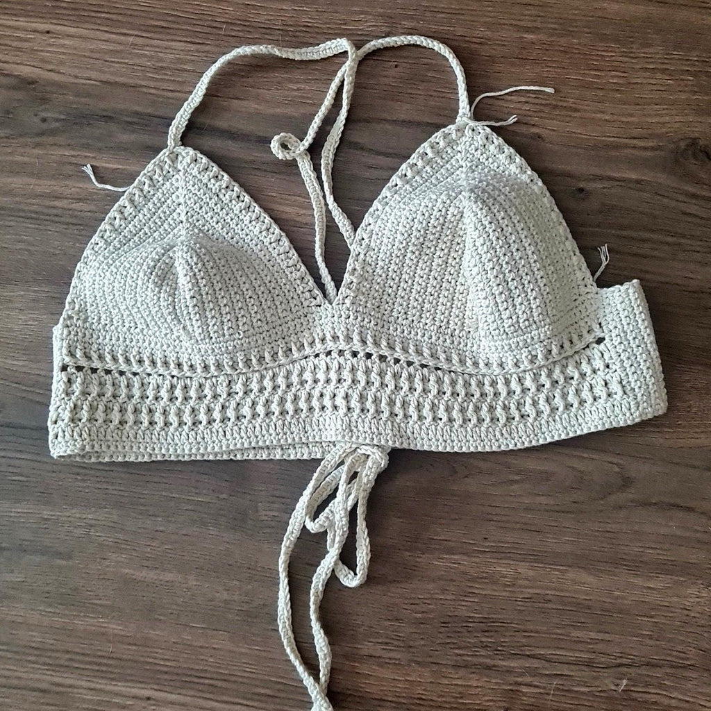 Crochet Bikini Pattern, Modern Bralette, Summer Beachwear (PDF Pattern)
