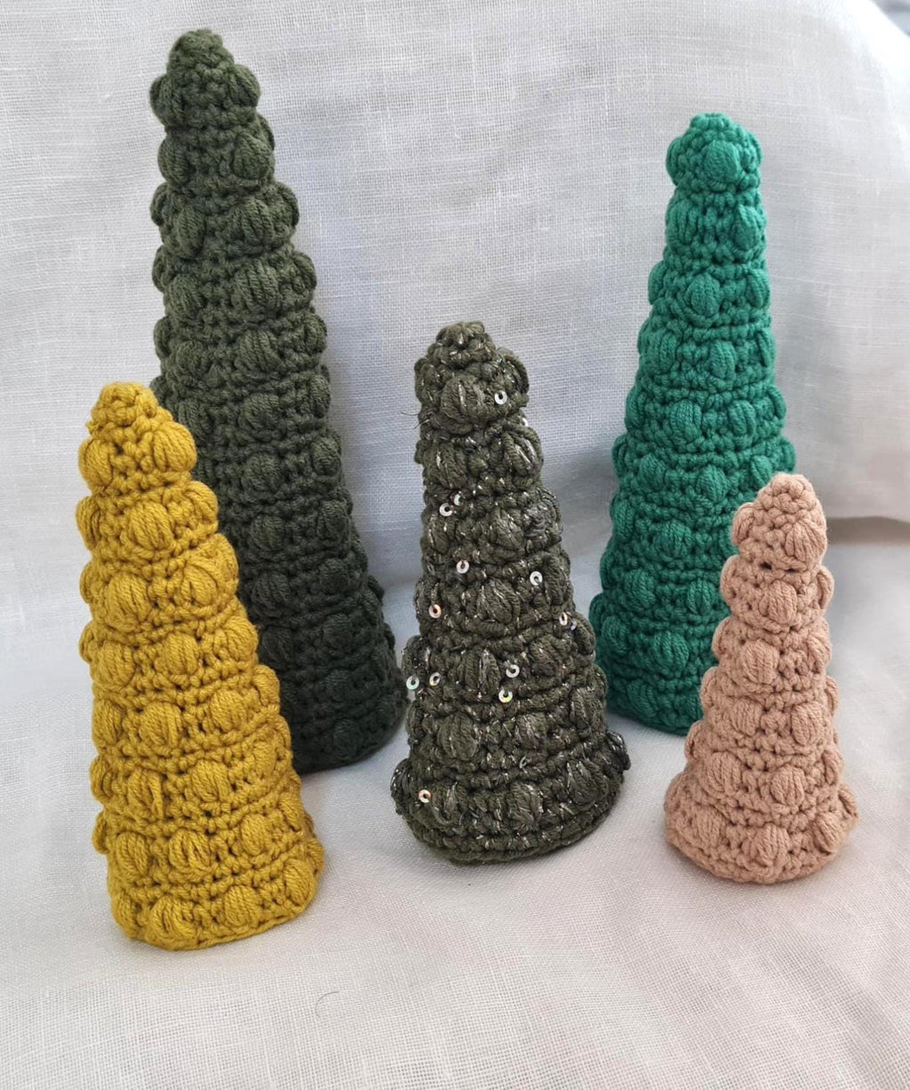 Bobble Christmas Tree Crochet Pattern: 3-Sizes Festive Decor (PDF Pattern)