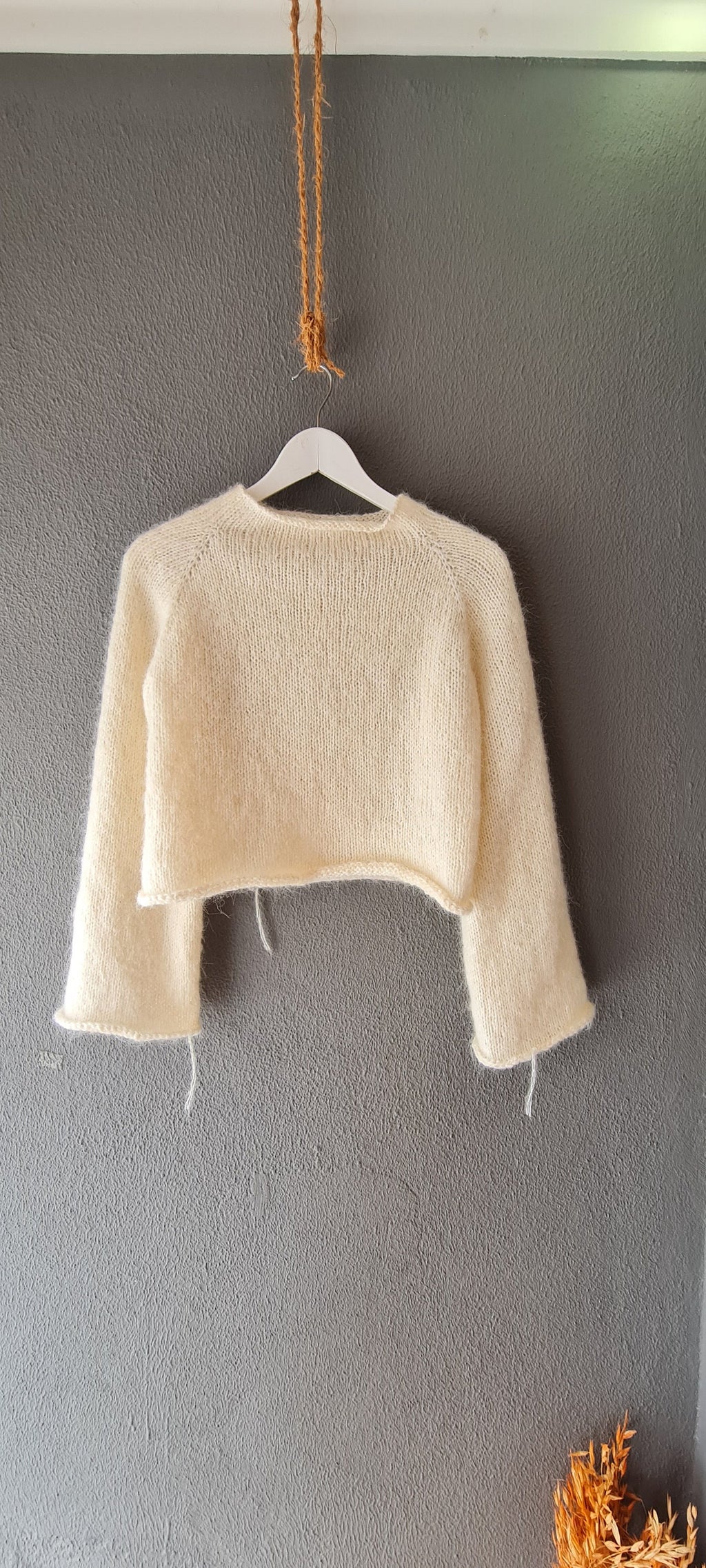 Janu Mohair Sweater Knit Pattern: Beginner Yoke Pullover (PDF Pattern)