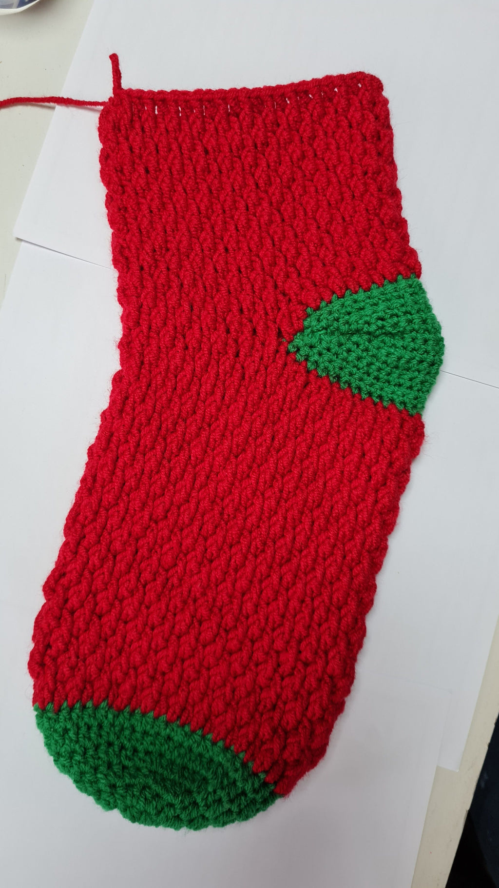 Oversized Christmas Stocking Crochet Pattern: Easy Holiday Decor (PDF Download)