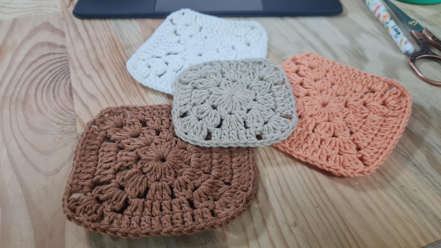 Easy Crochet Granny Square Pattern: Beginner Motif (PDF Pattern)