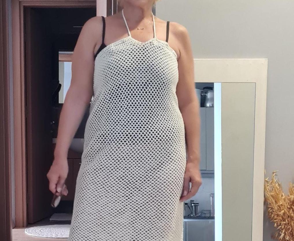 Crochet Mesh Skirt Pattern, Boho Beach Cover, Plus Sizes (PDF Pattern)