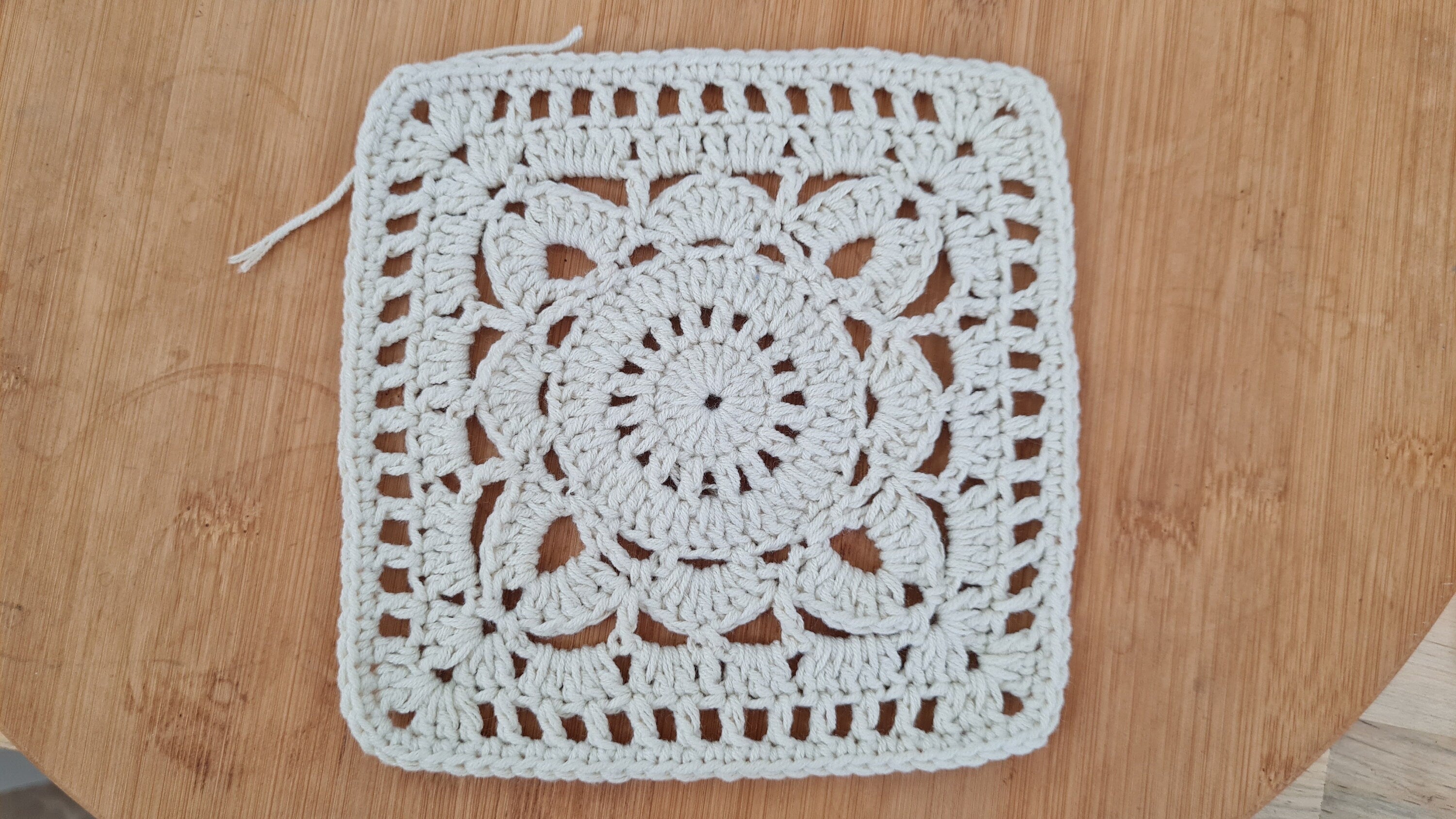 Vintage Crochet Square Pattern: Motif for Blanket, Top, Cardigan (PDF Download)