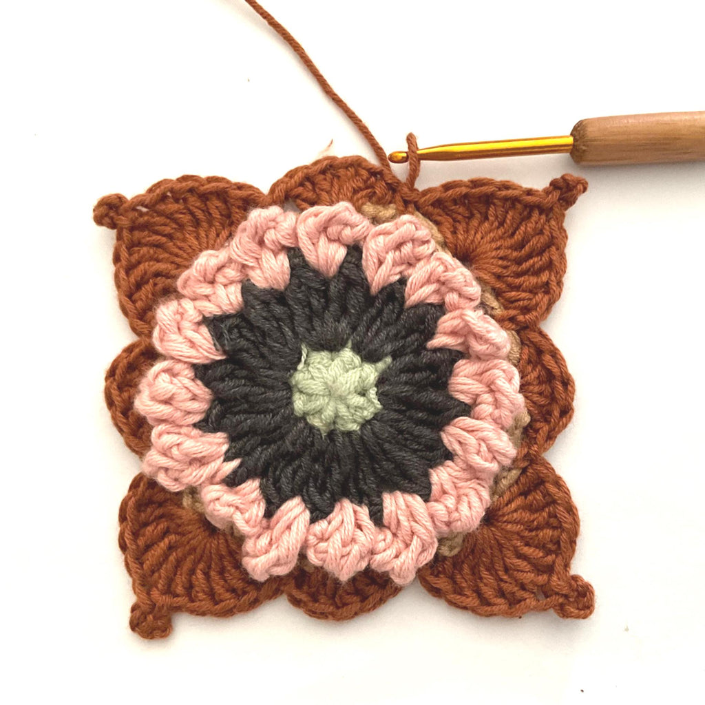 The Turkish Granny Squares Pattern, Easy Crochet Motif Tutorial, Boho Mandala Motif, Blanket Crochet Square PDF, Garment and Accessories