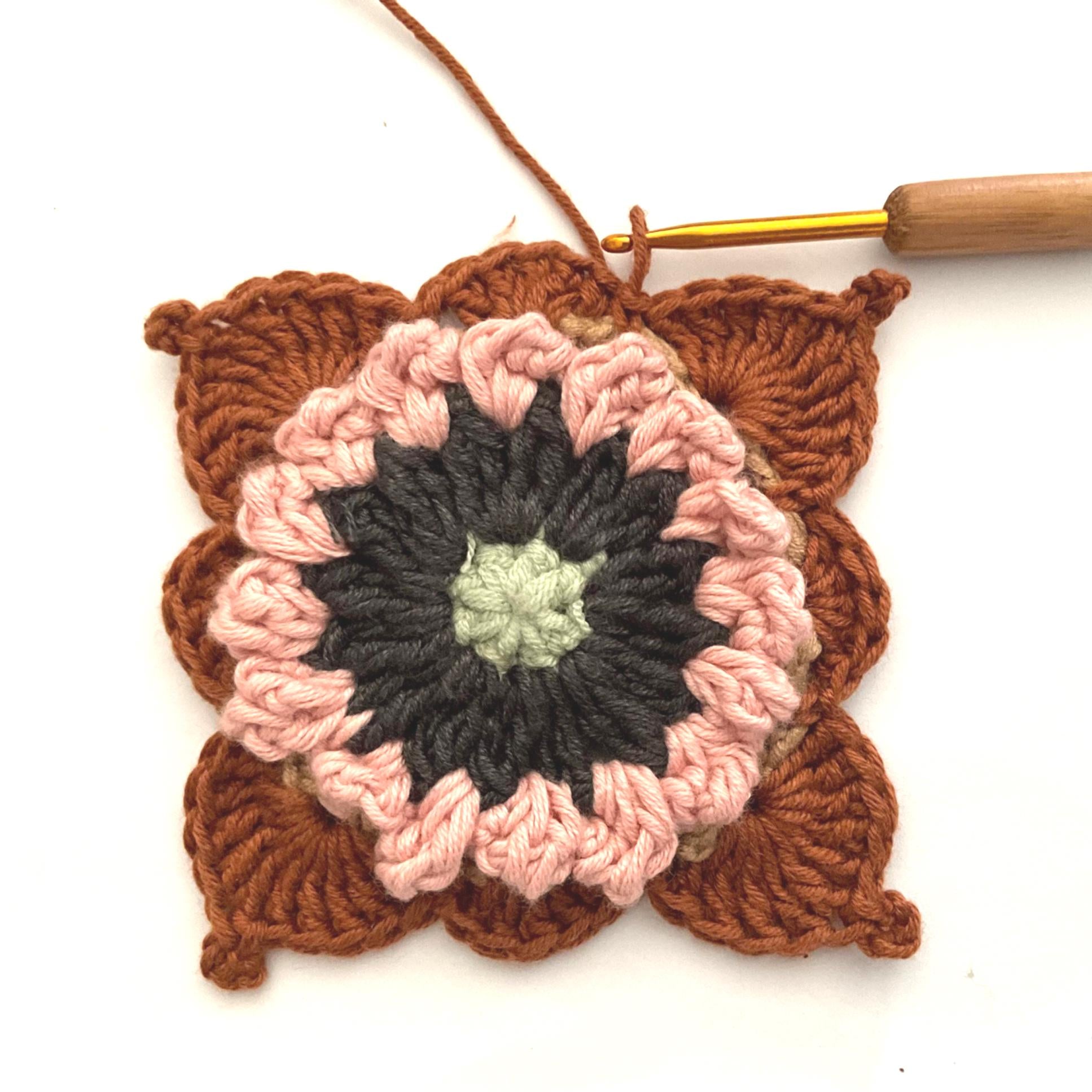 The Turkish Granny Squares Pattern, Easy Crochet Motif Tutorial, Boho Mandala Motif, Blanket Crochet Square PDF, Garment and Accessories