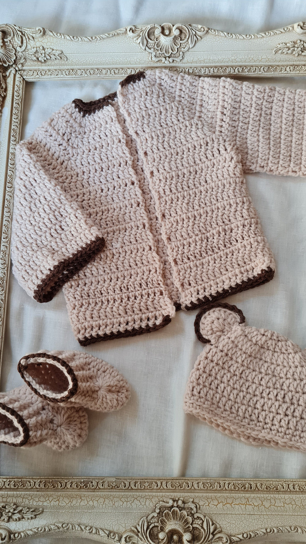 Crochet Baby Cardigan Pattern: Newborn to Child Sizes (PDF Pattern)