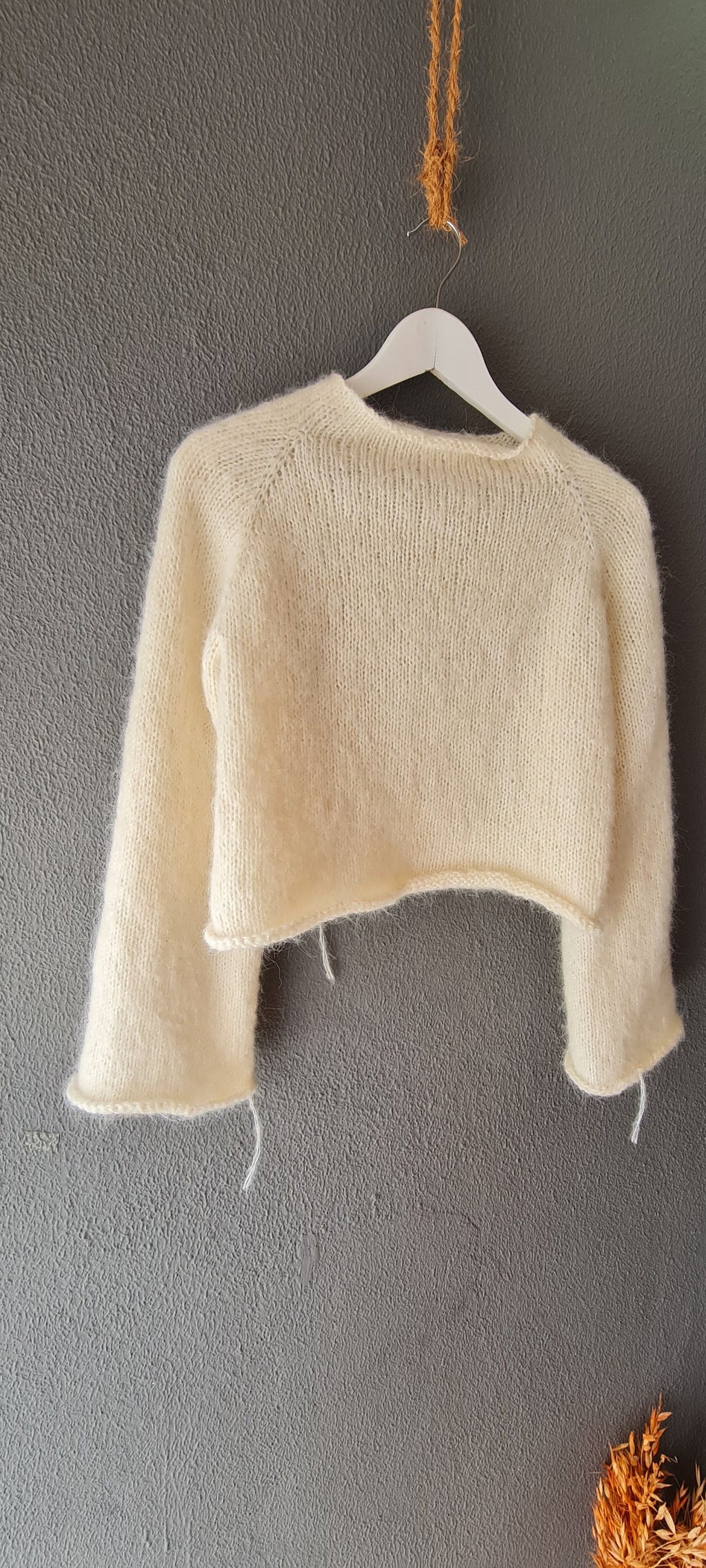 Janu Mohair Sweater Knit Pattern: Beginner Yoke Pullover (PDF Pattern)