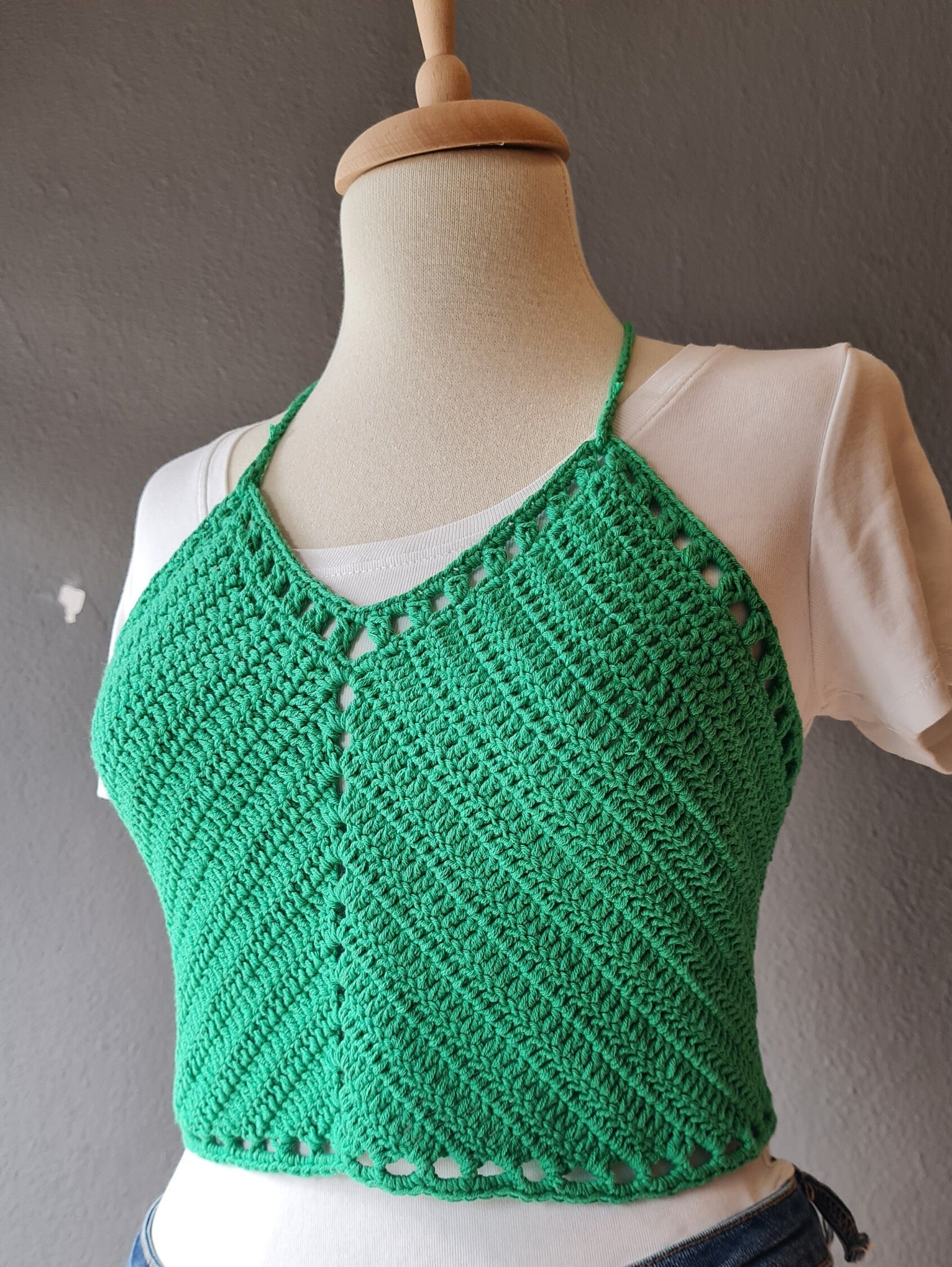 Easy Crochet Tank Top Pattern: Modern Bra Top (Digital Download)