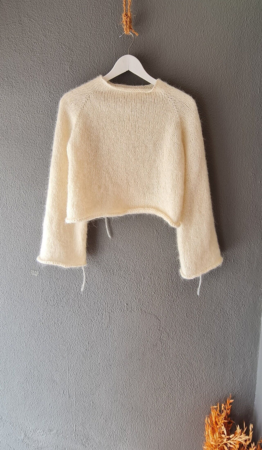 Janu Mohair Sweater Knit Pattern: Beginner Yoke Pullover (PDF Pattern)