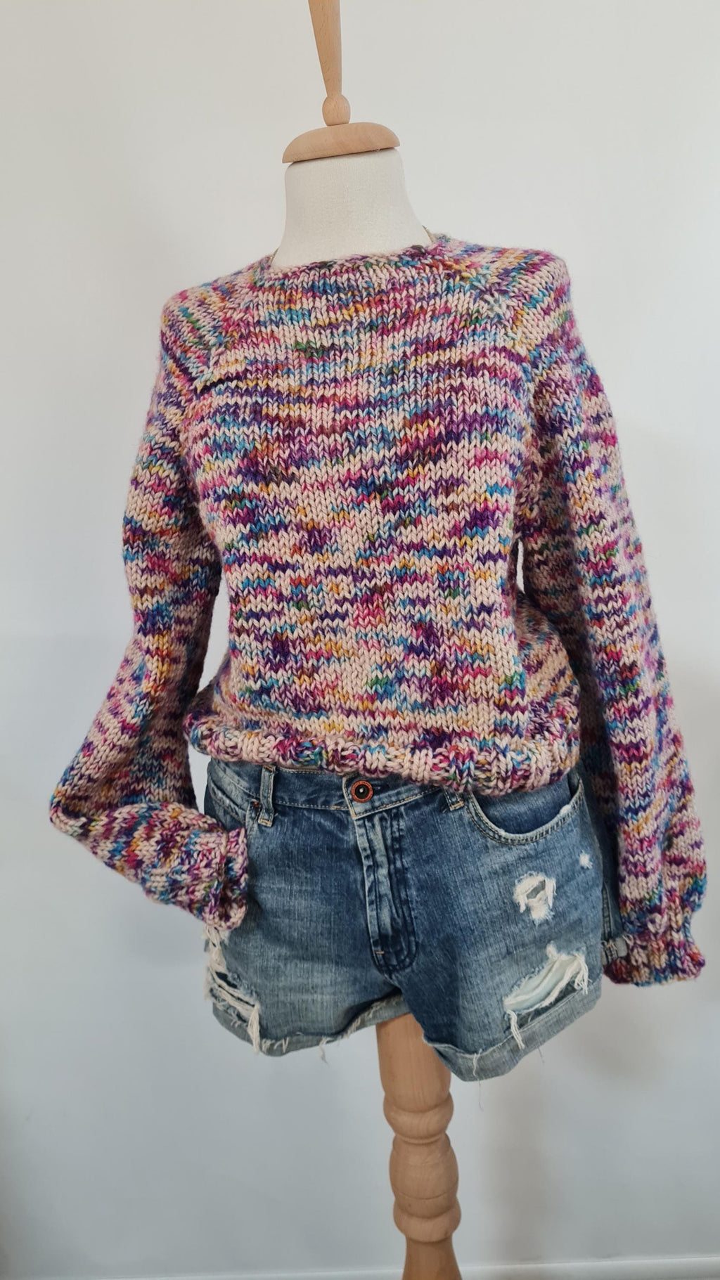 Chunky Knit Sweater Pattern: Seamless Oversize Jumper (PDF Download)