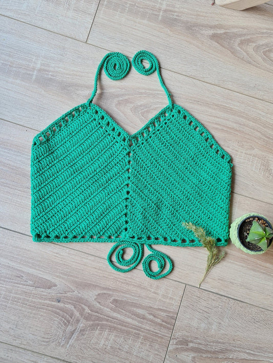 Easy Crochet Tank Top Pattern: Modern Bra Top (Digital Download)