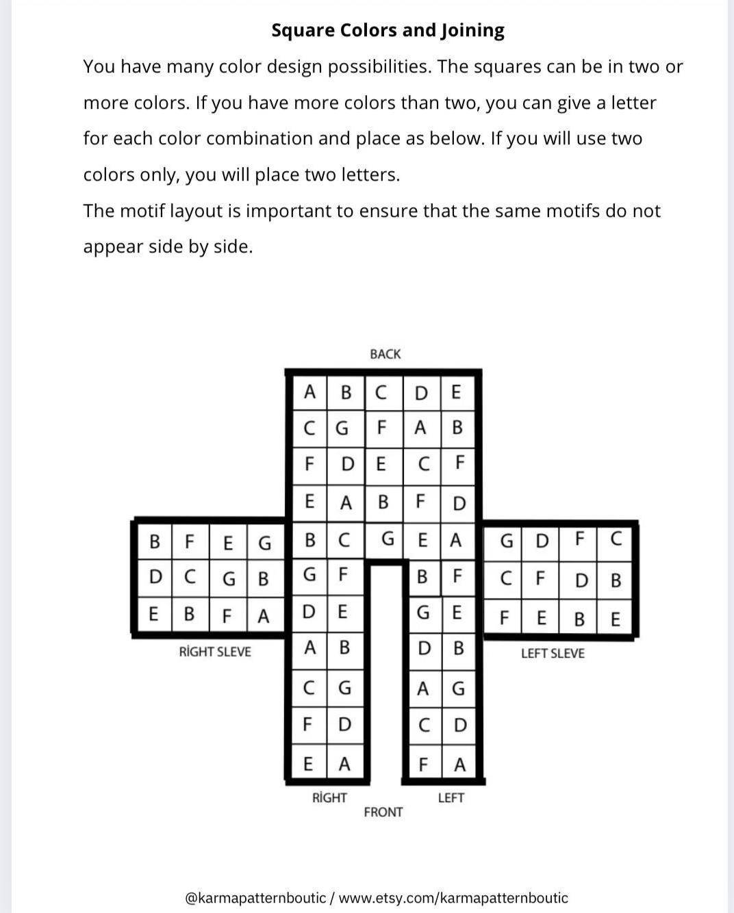 Crochet Granny Square Cardigan Pattern: Modern Unisex Sweater (PDF Pattern)