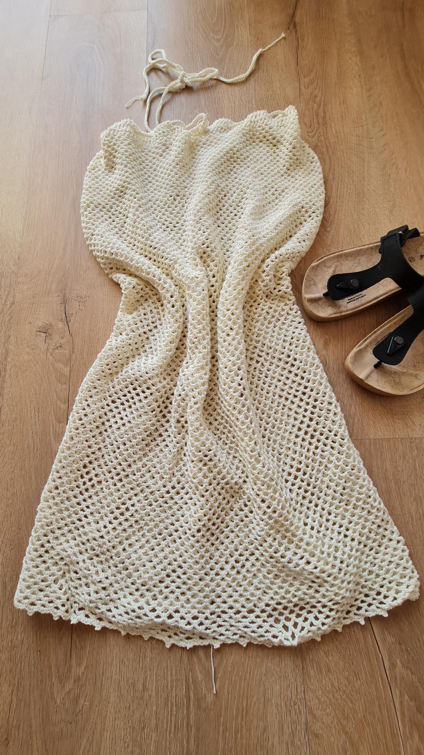 Crochet Mesh Skirt Pattern, Boho Beach Cover, Plus Sizes (PDF Pattern)