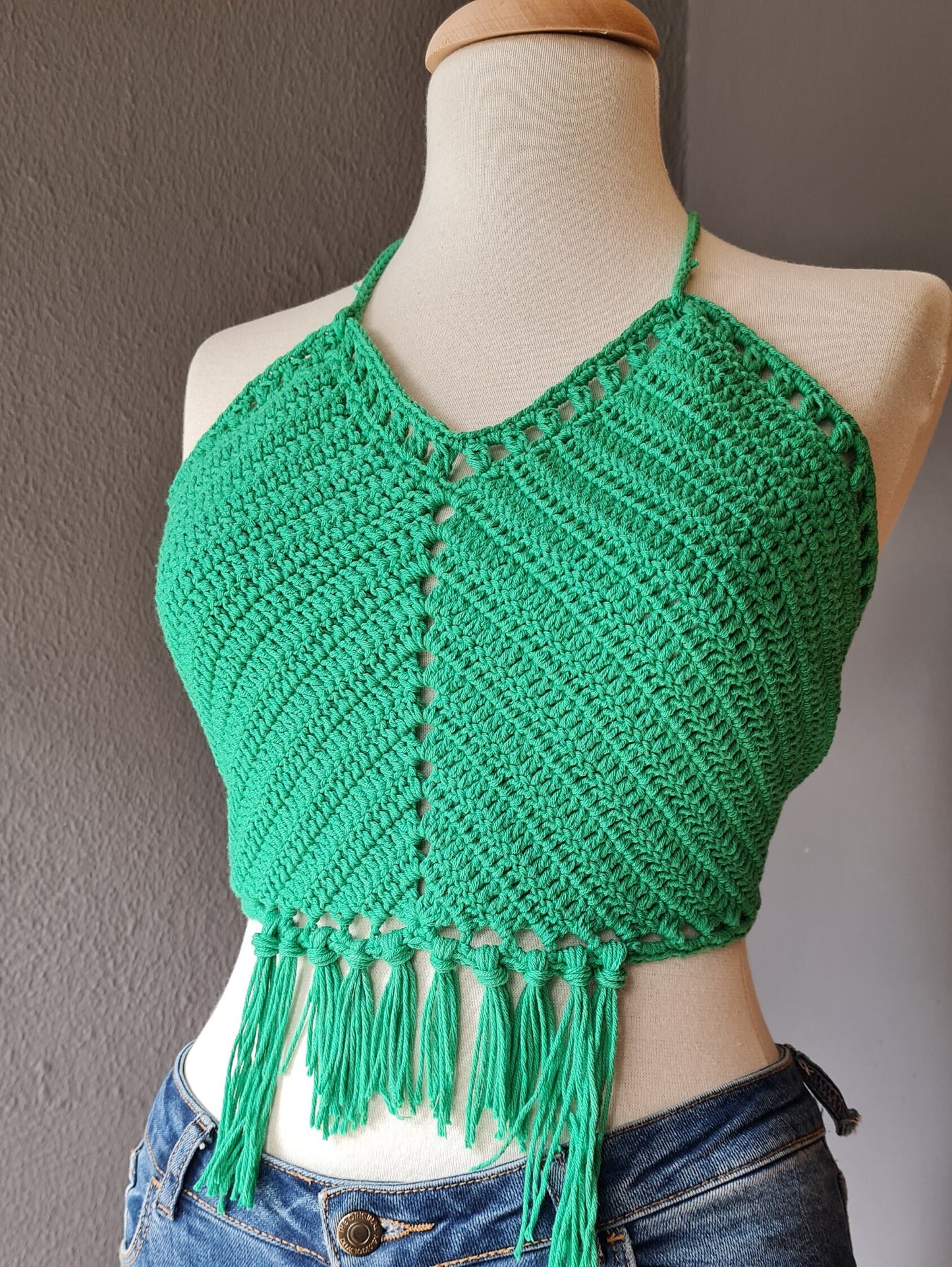 Easy Crochet Tank Top Pattern: Modern Bra Top (Digital Download)