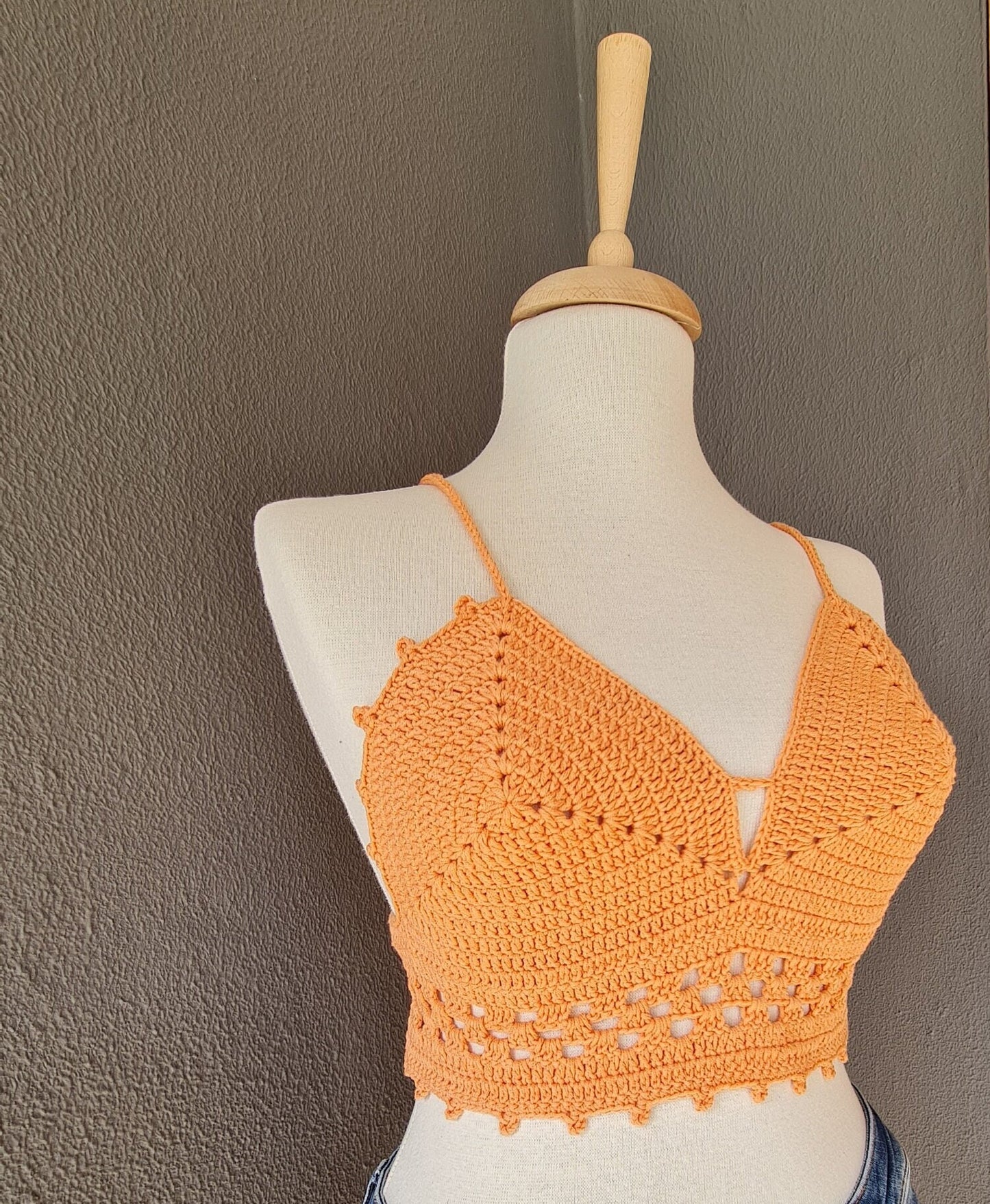 Crochet Bralette Pattern: Beginner Friendly Summer Top (Digital Download)