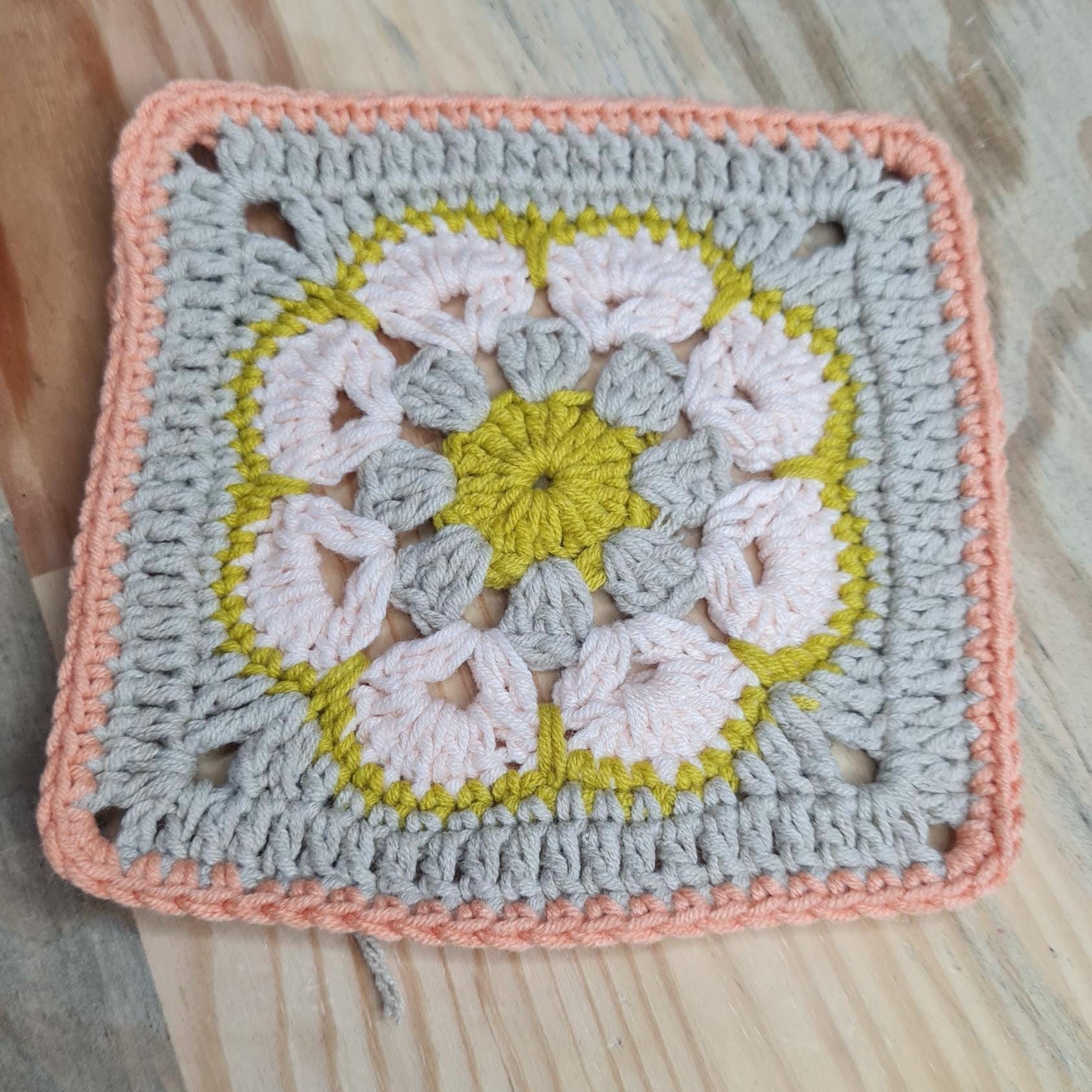 African Flower Crochet Square Pattern: Blanket, Sweater, Cardigan (PDF Pattern)