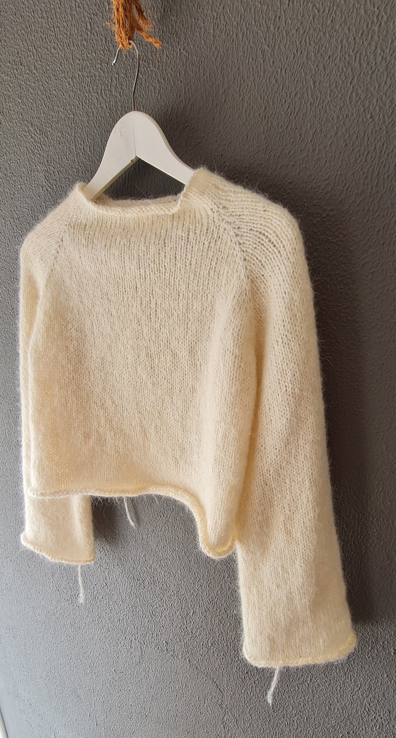 Janu Mohair Sweater Knit Pattern: Beginner Yoke Pullover (PDF Pattern)
