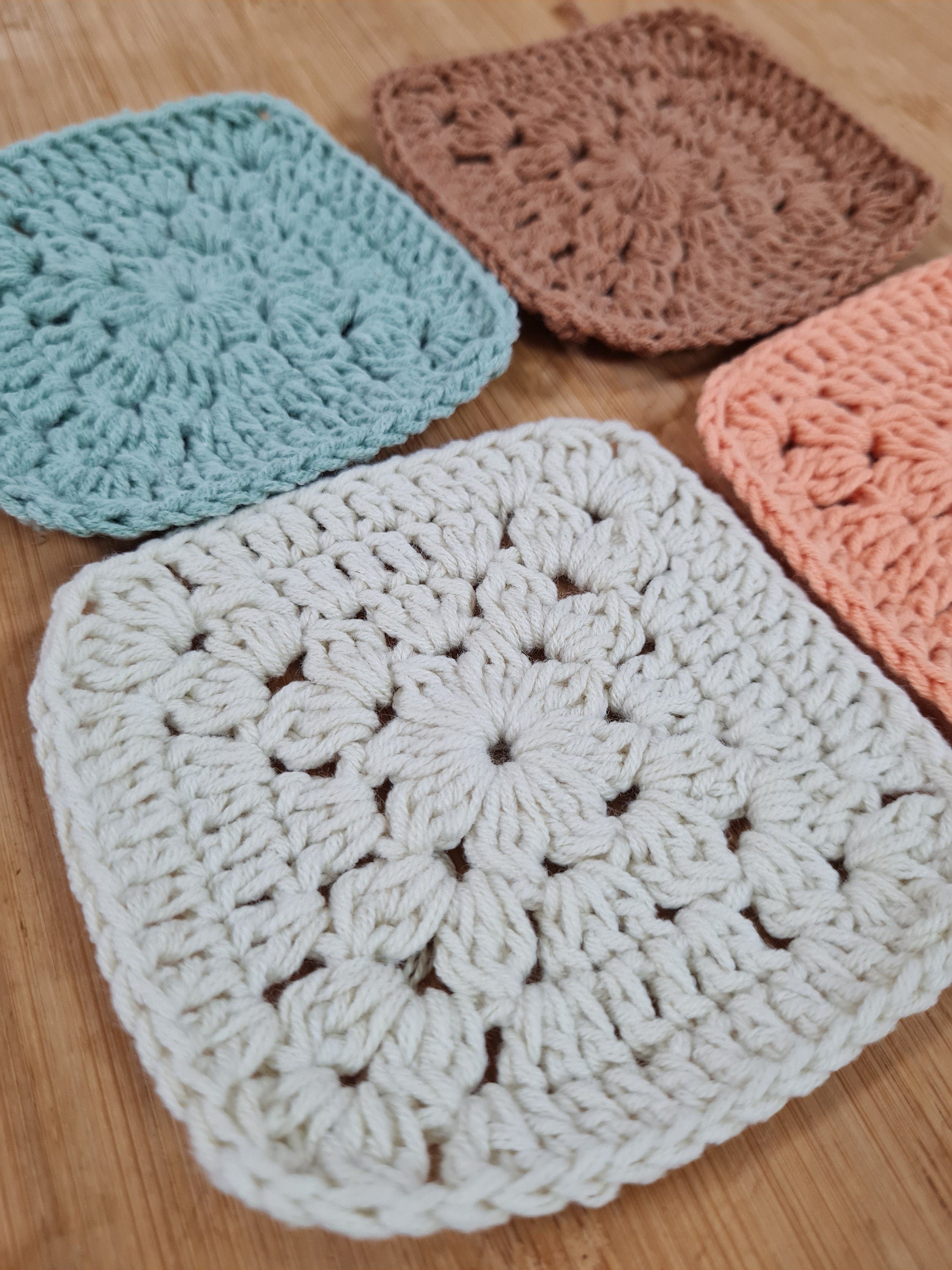 Easy Granny Square Crochet Pattern: Motif for Blankets (PDF Download)