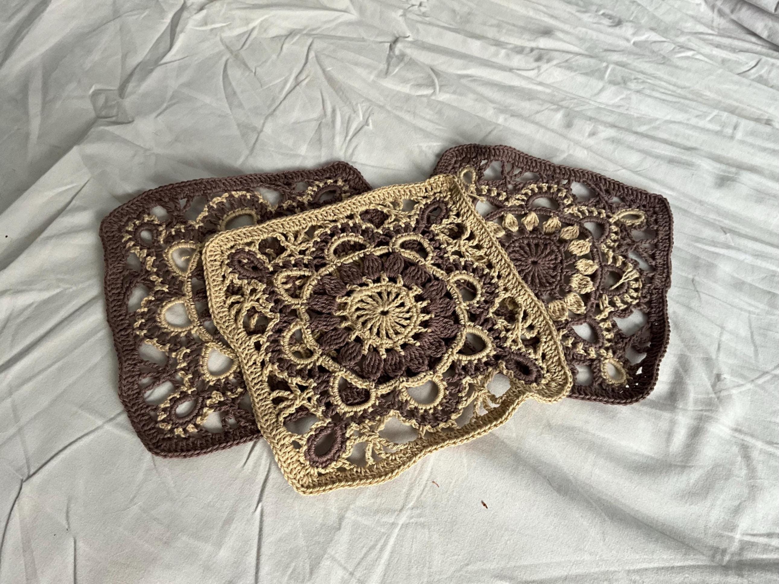 The Turkish Granny Squares Pattern, Easy Crochet Motif Tutorial, Boho Festival Summer Top, Blanket Crochet Square, Garment and Accessories