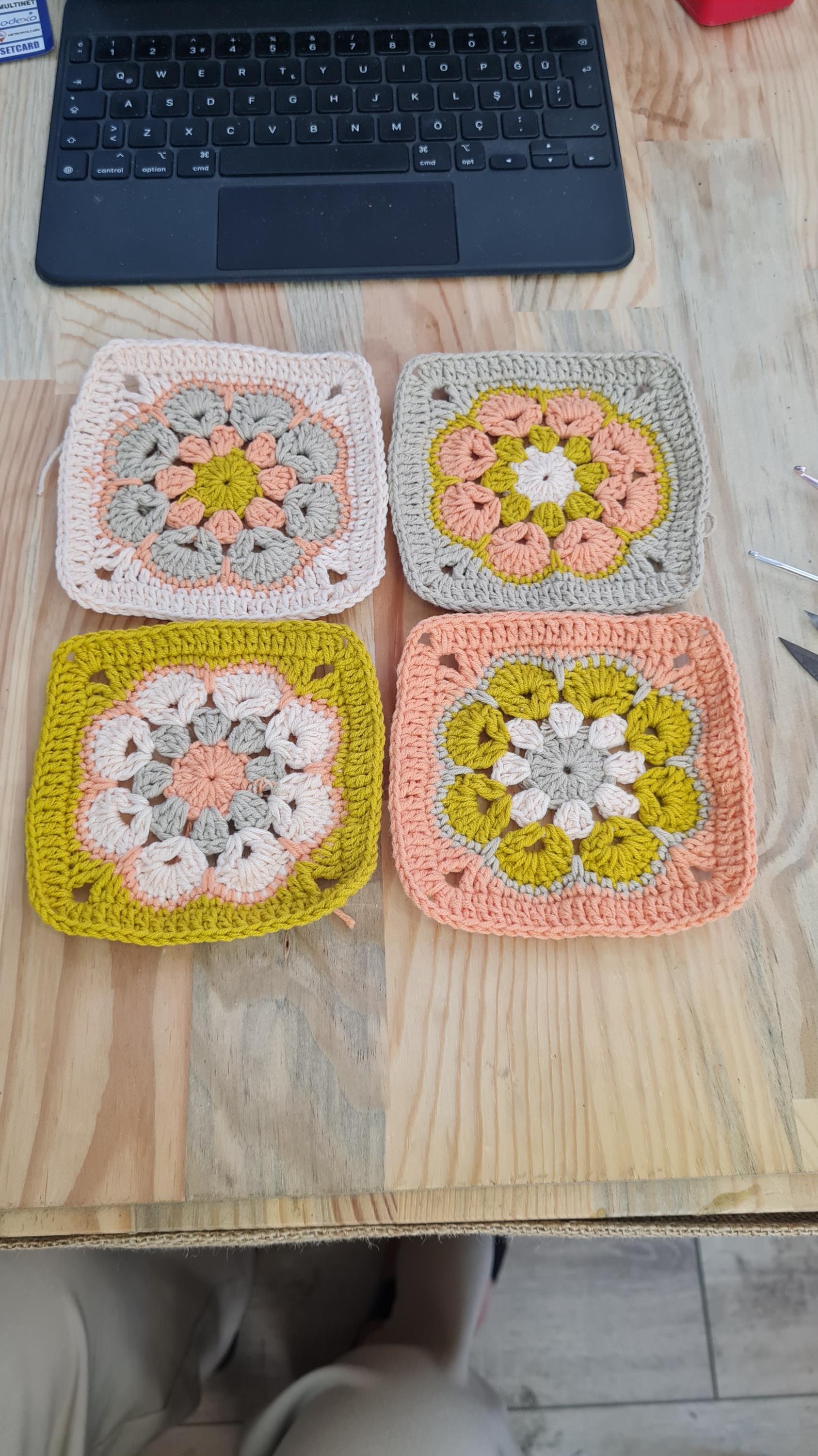 African Flower Crochet Square Pattern: Blanket, Sweater, Cardigan (PDF Pattern)