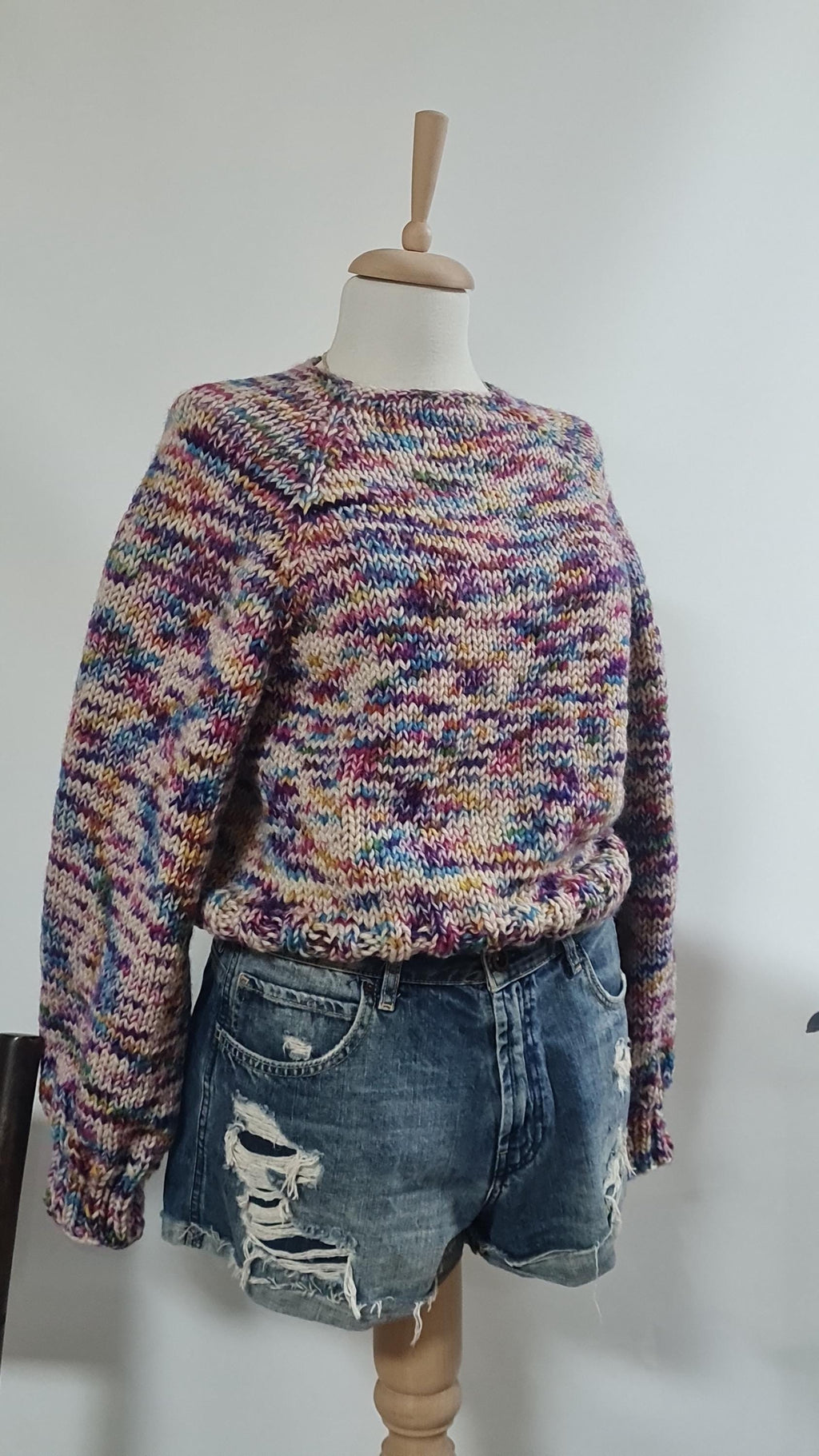 Chunky Knit Sweater Pattern: Seamless Oversize Jumper (PDF Download)