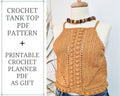Crochet Halter Top Pattern, Boho Summer Crop Top (PDF Pattern)